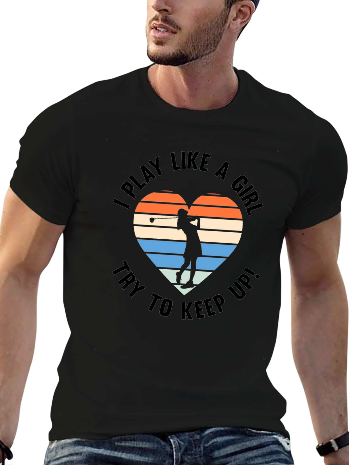 I Play Like a Girl Golf T-Shirt