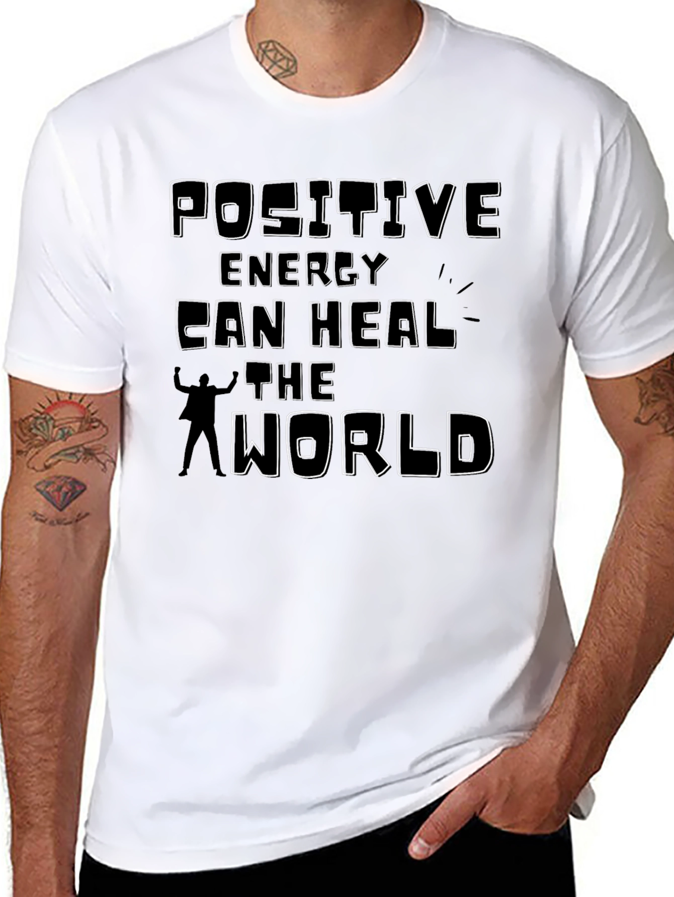 Positive Energy Can Heal the World T-Shirt