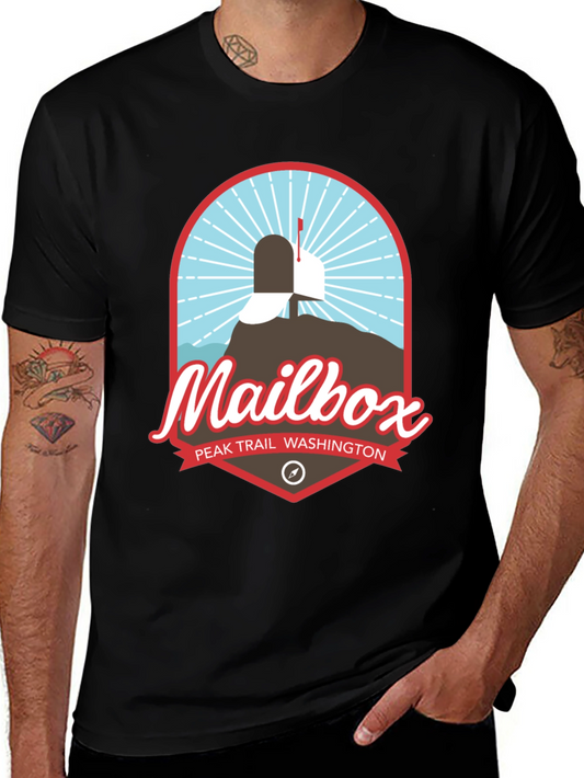 Mailbox Peak Trail Washington Black T-Shirt