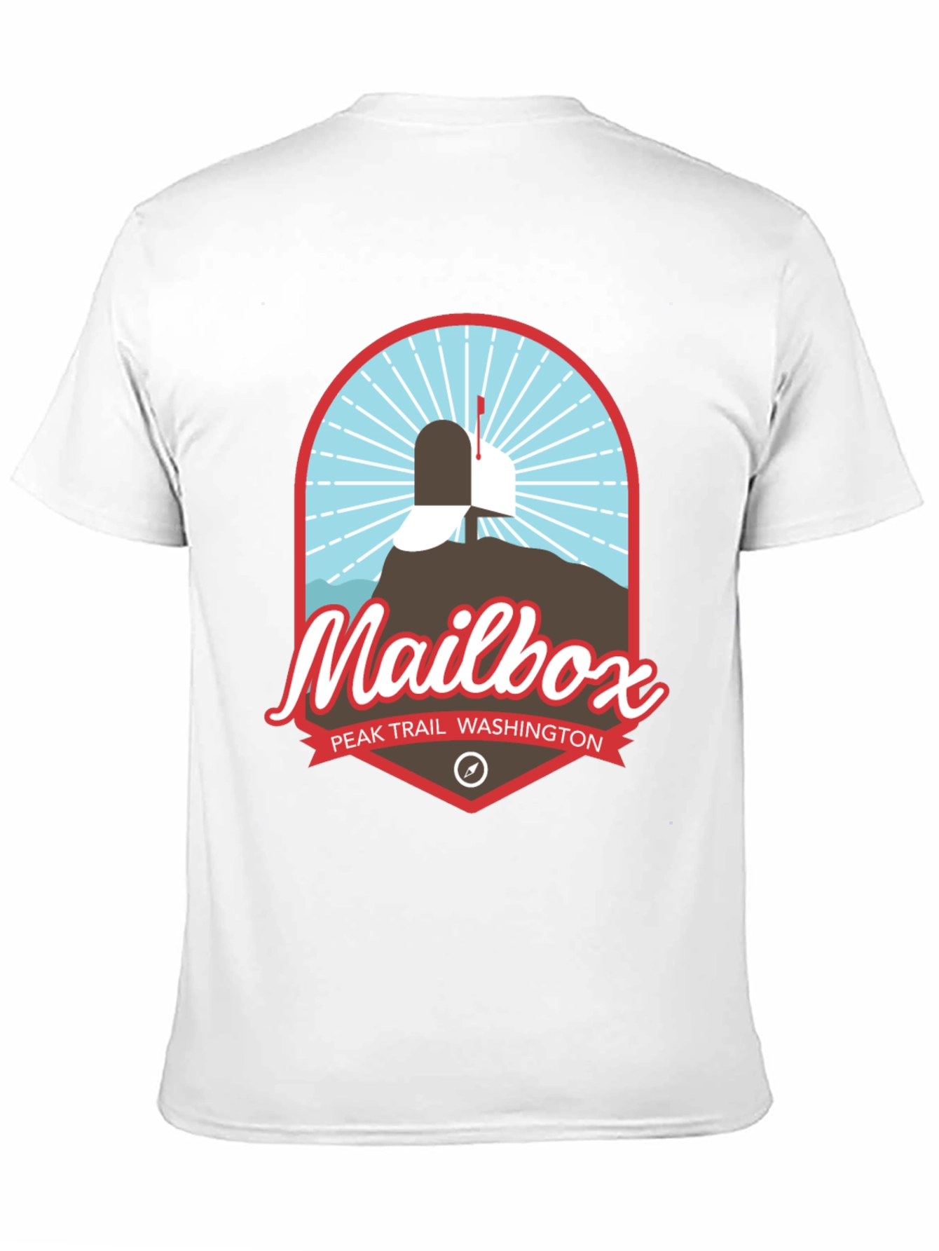 Mailbox Peak Trail Washington Black T-Shirt