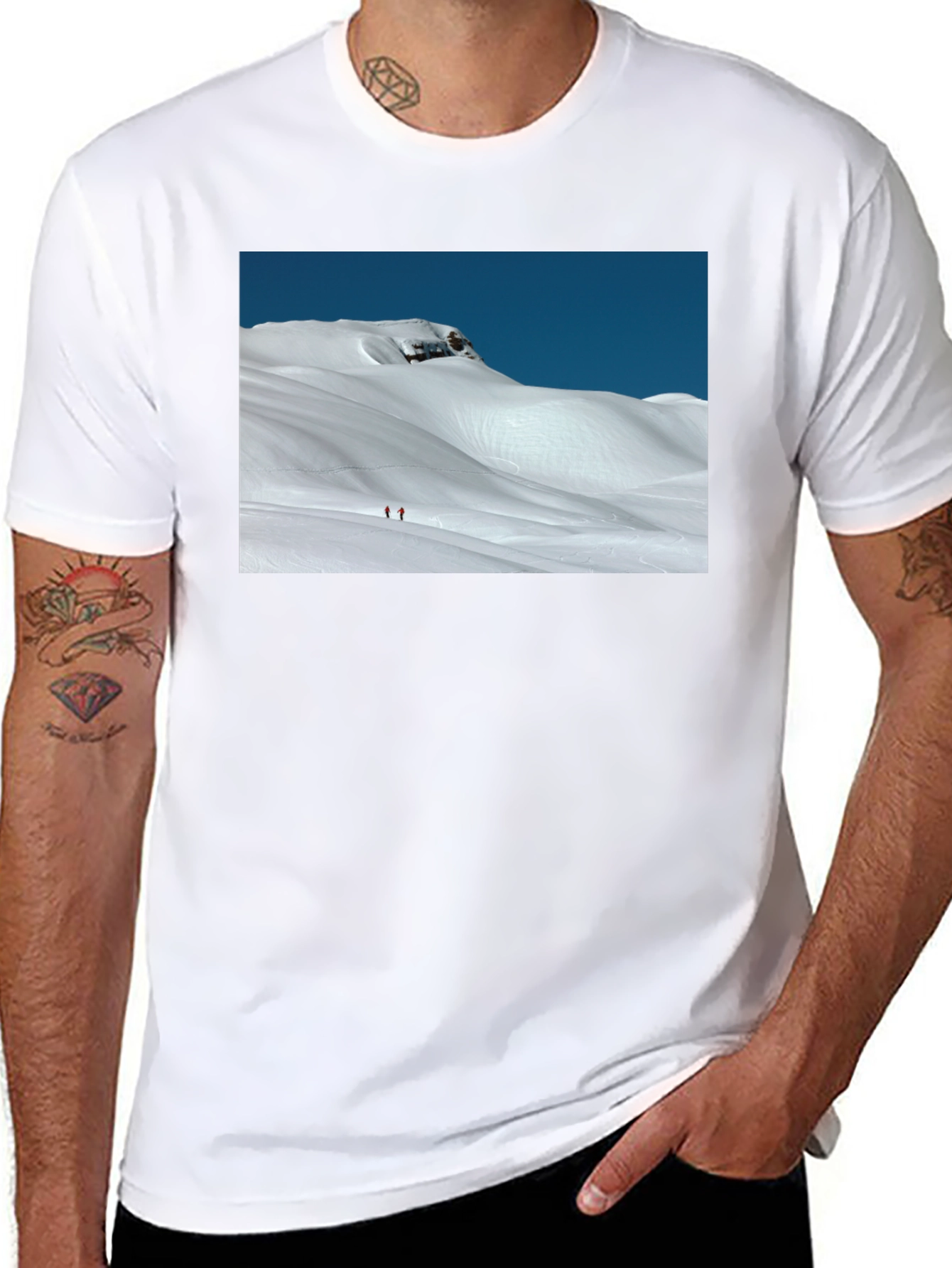 Snowy Mountain Graphic T-Shirt