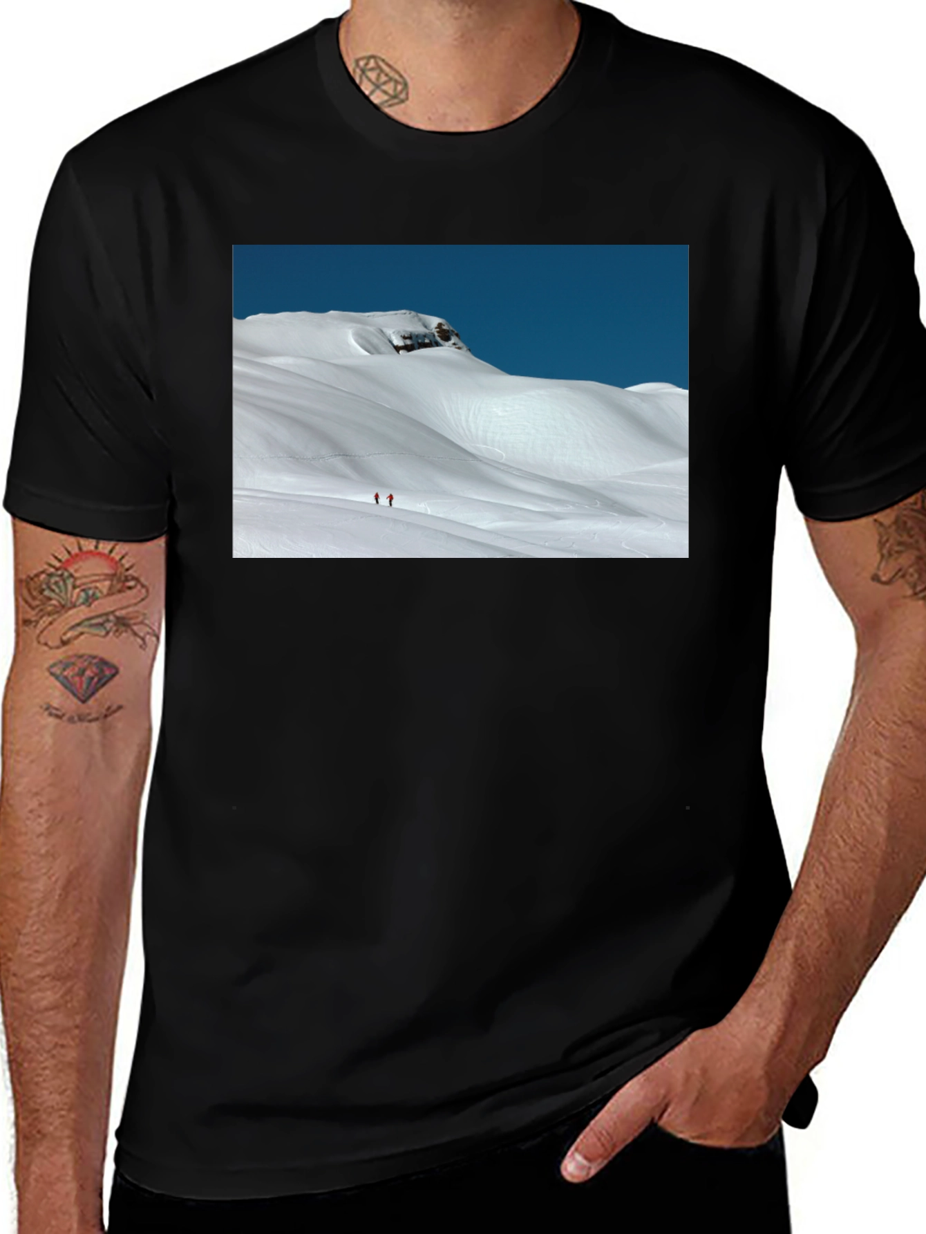 Snowy Mountain Graphic T-Shirt