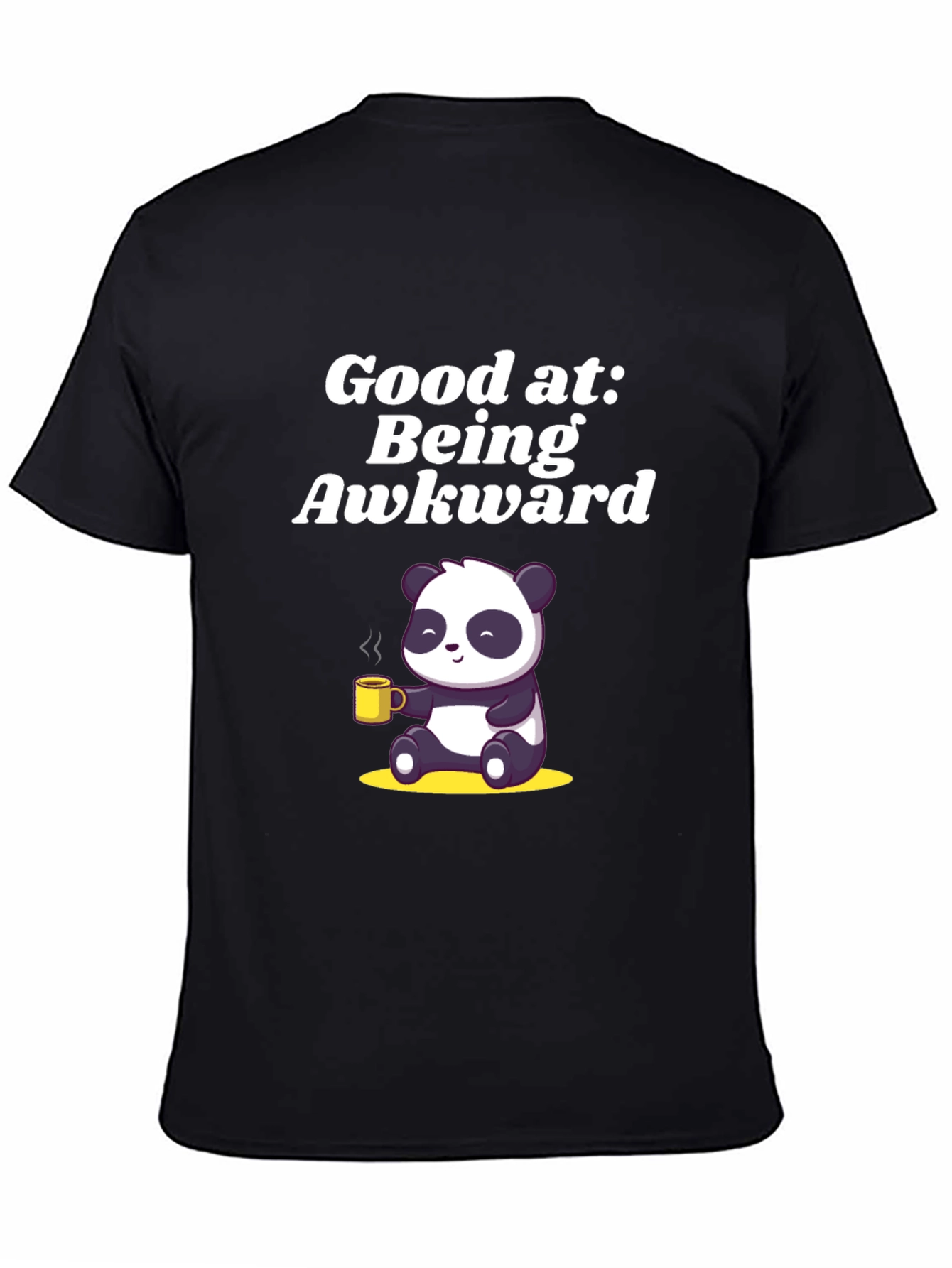 Awkward Panda Graphic T-Shirt