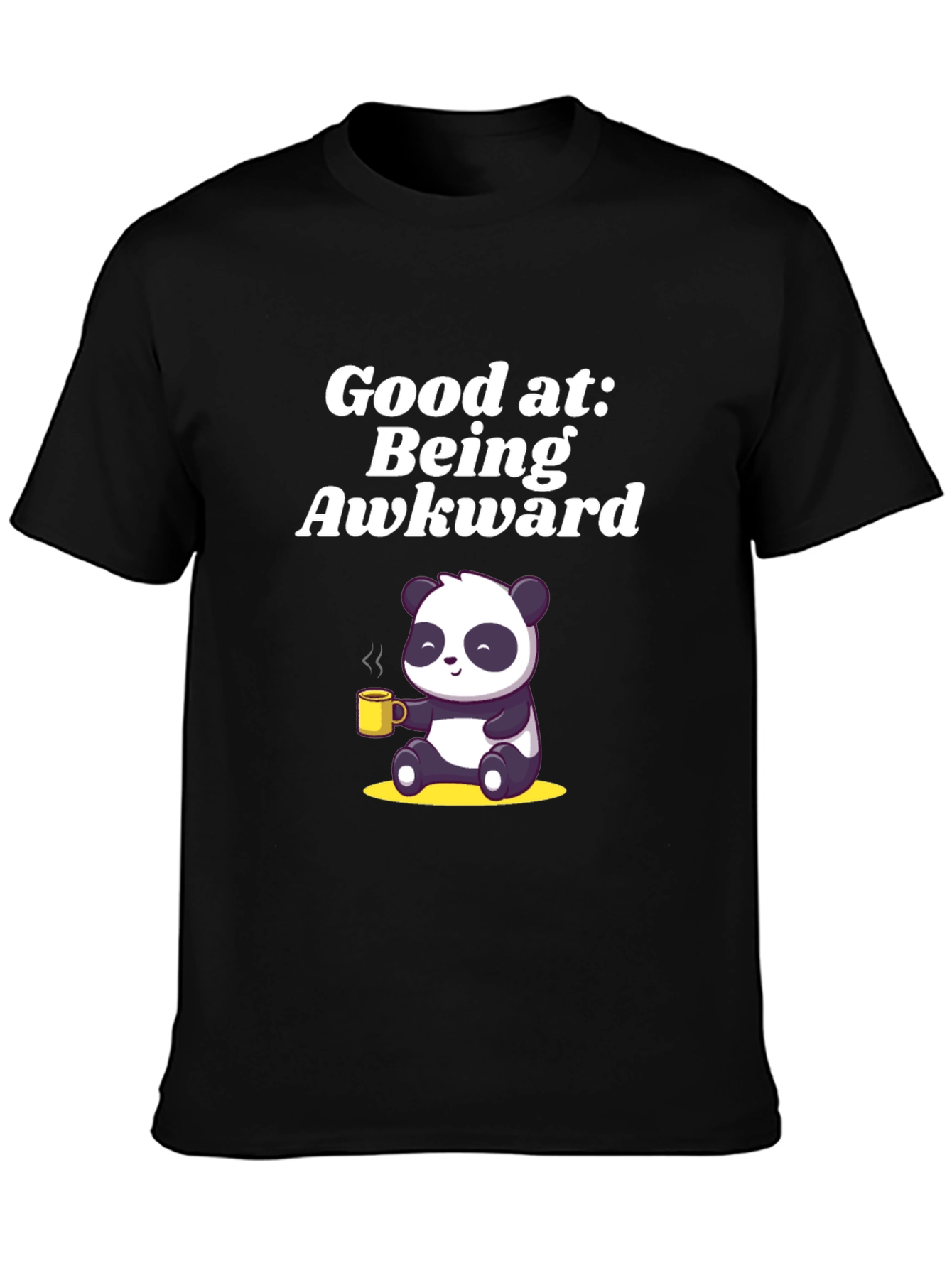 Awkward Panda Graphic T-Shirt