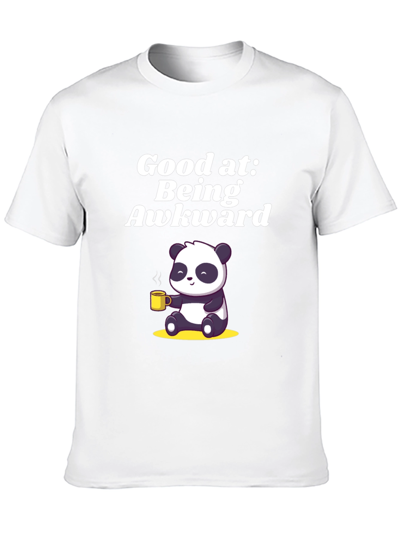 Awkward Panda Graphic T-Shirt