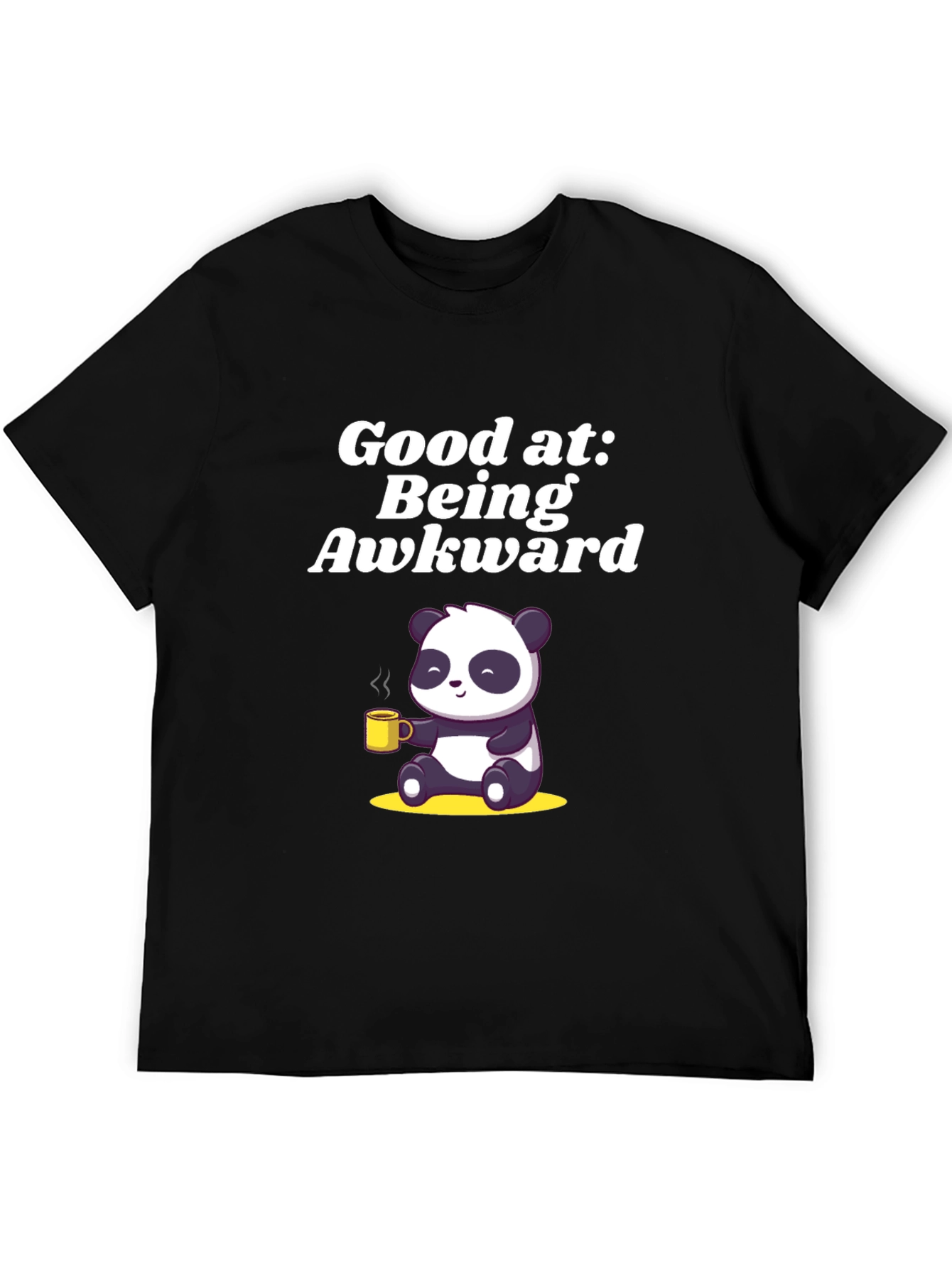 Awkward Panda Graphic T-Shirt