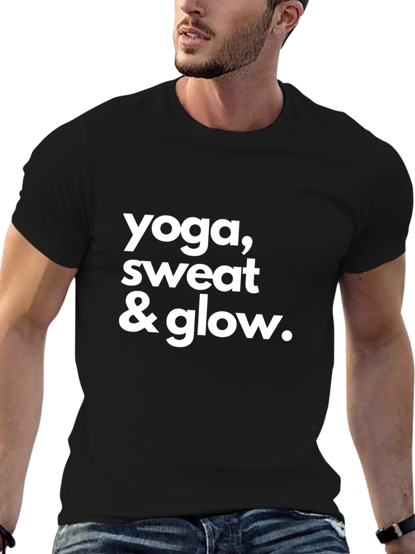 Yoga Sweat & Glow Graphic Tee