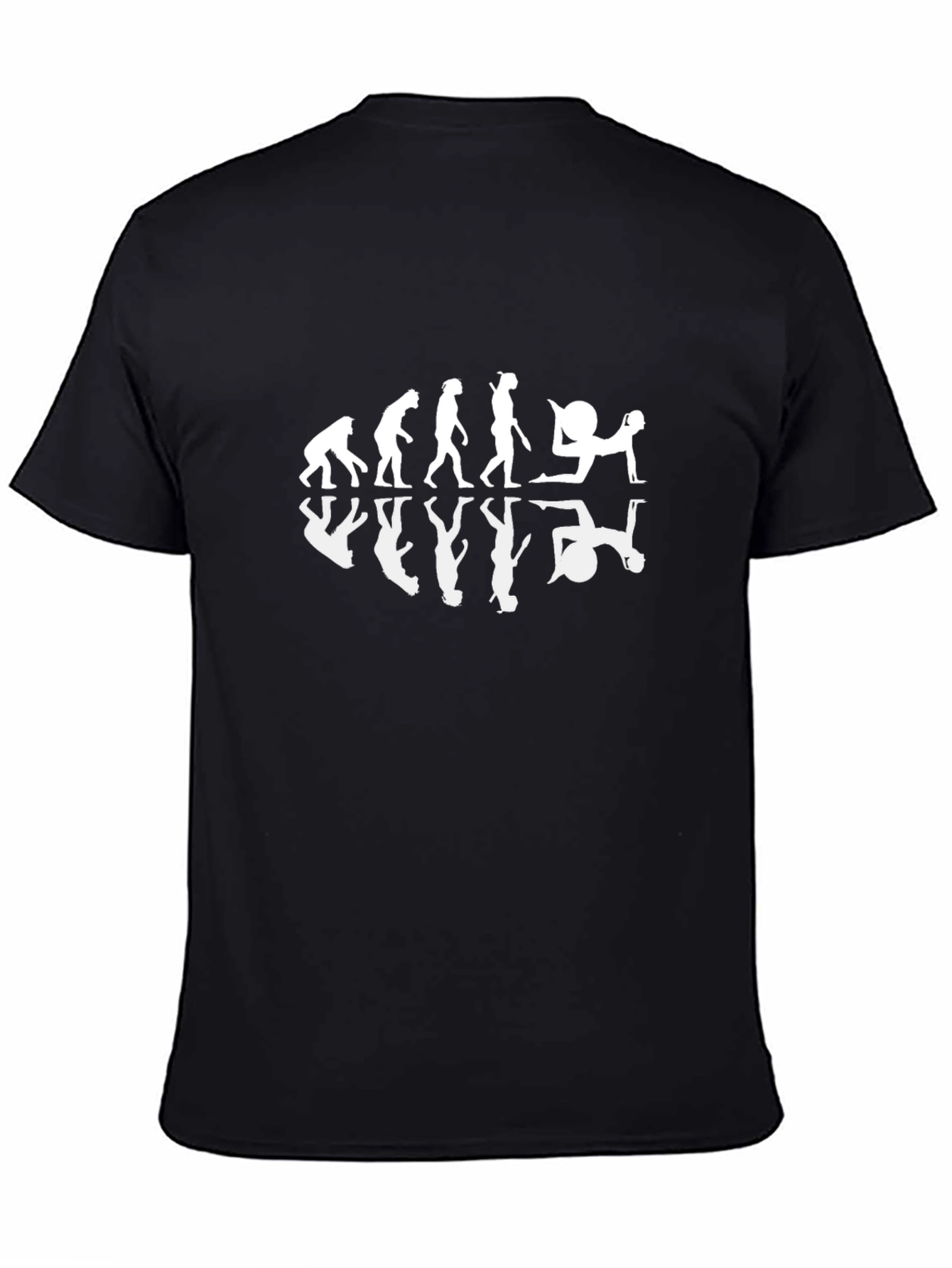 Evolution of Exercise Black T-Shirt