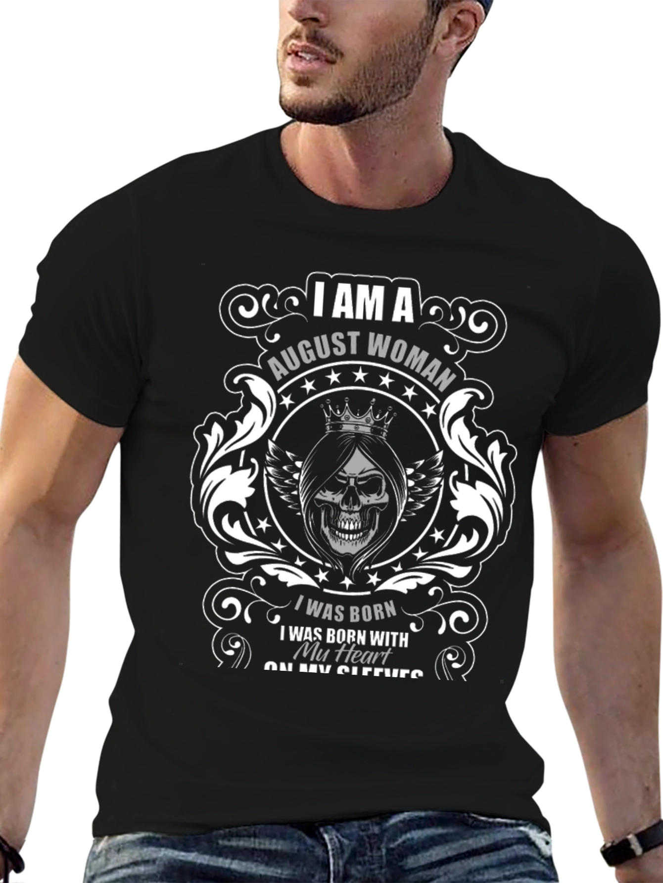 August Woman Graphic T-Shirt - Birthday Gift Idea