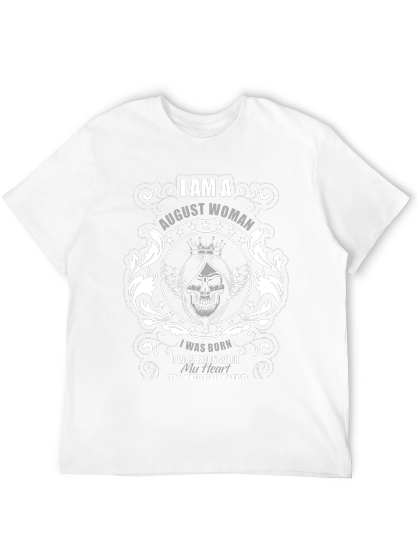 August Woman Graphic T-Shirt - Birthday Gift Idea
