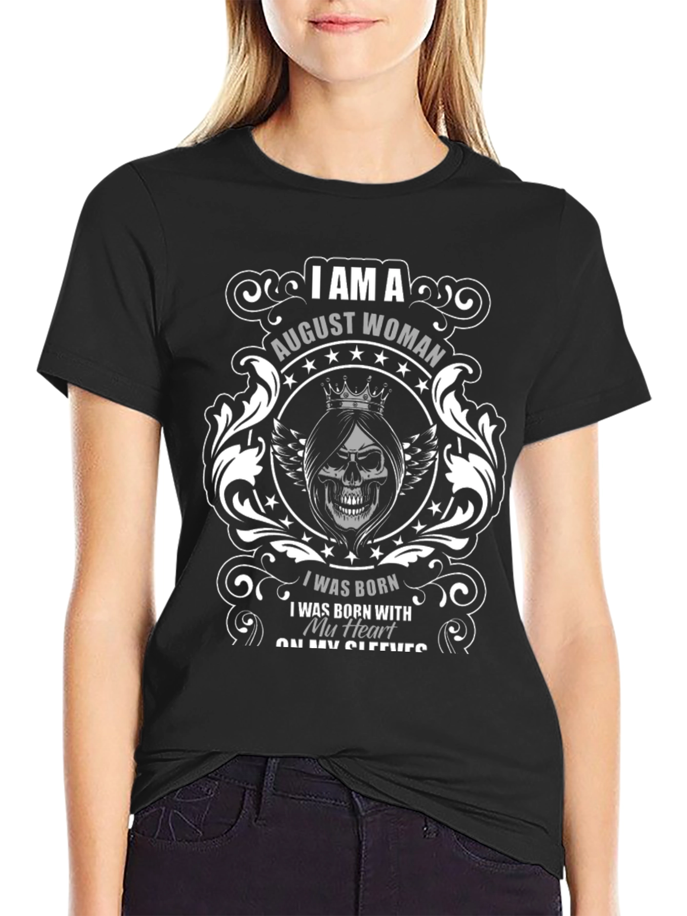 August Woman Graphic T-Shirt - Birthday Gift Idea