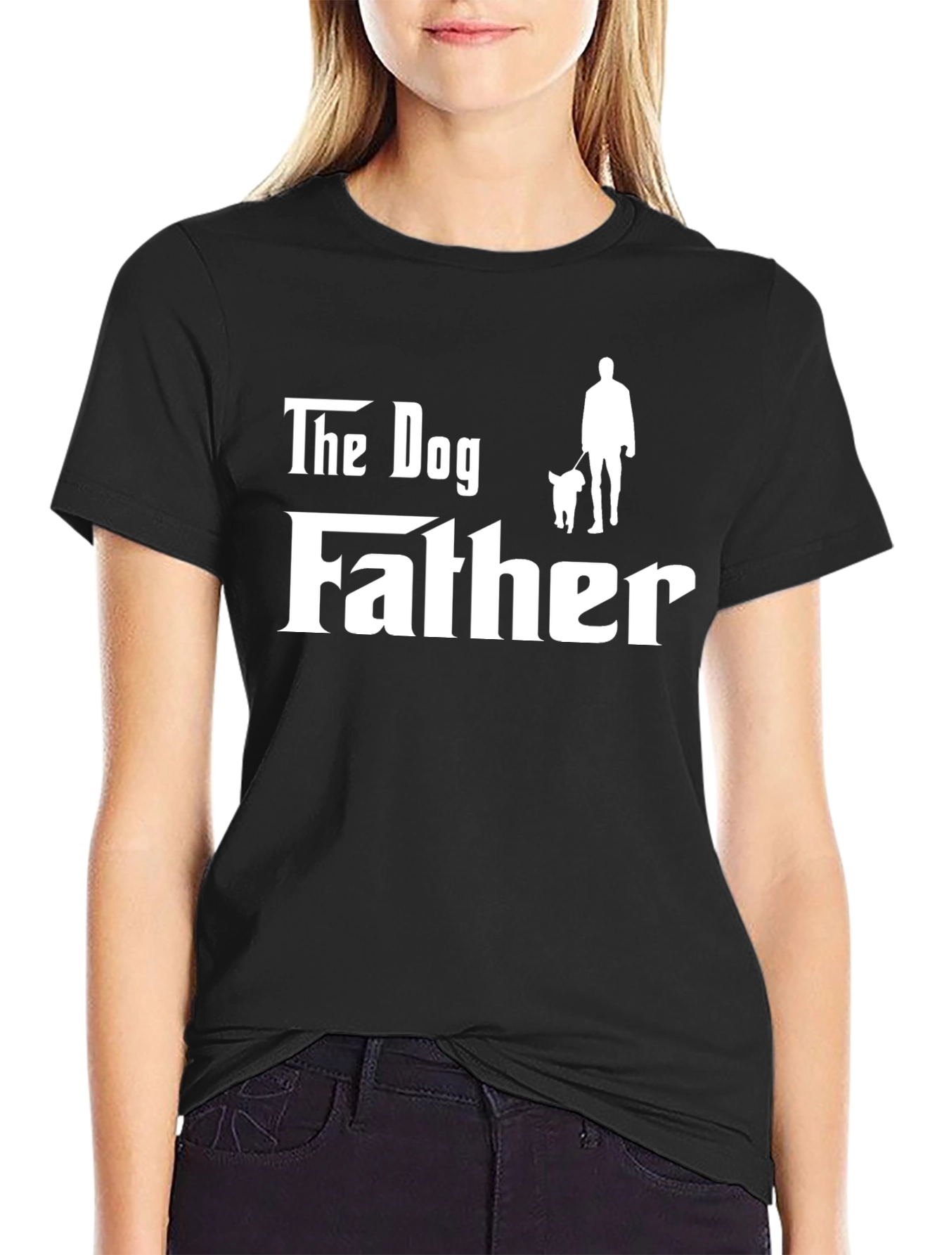 The Dog Father T-Shirt - Black Graphic Tee