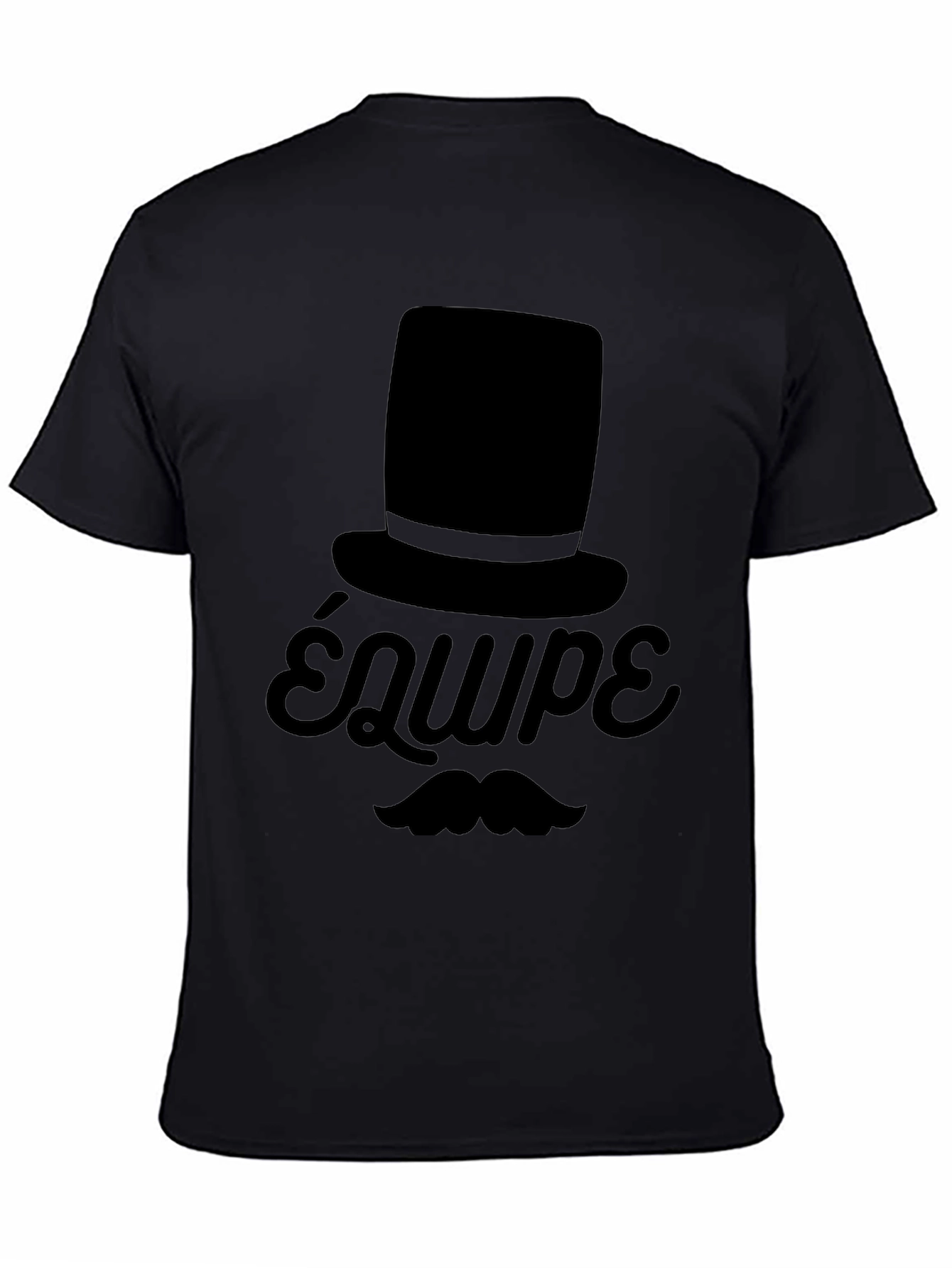 Top Hat & Moustache T-Shirt - Équipe