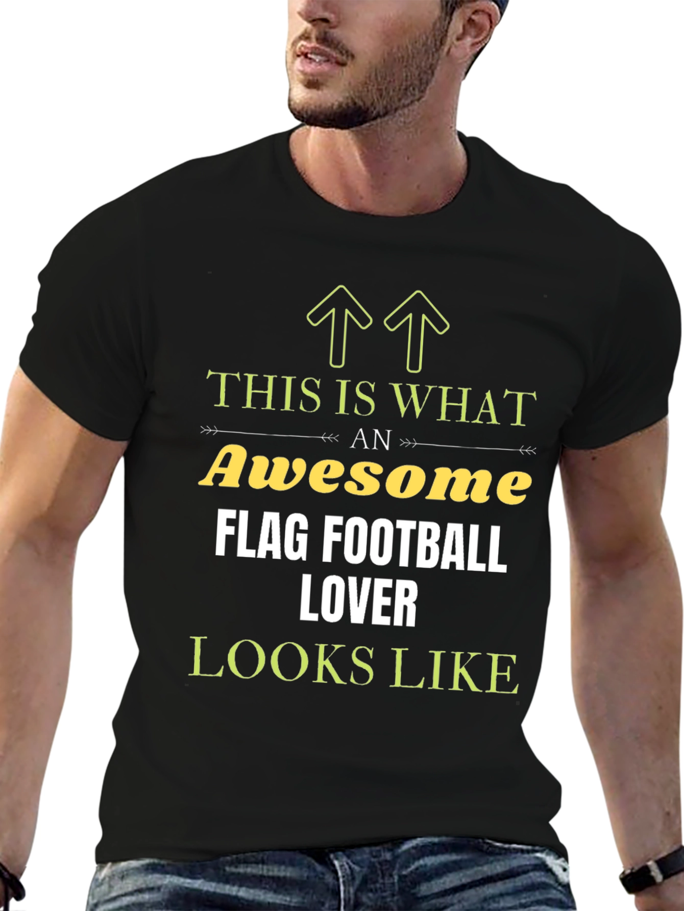 Awesome Flag Football Lover T-Shirt