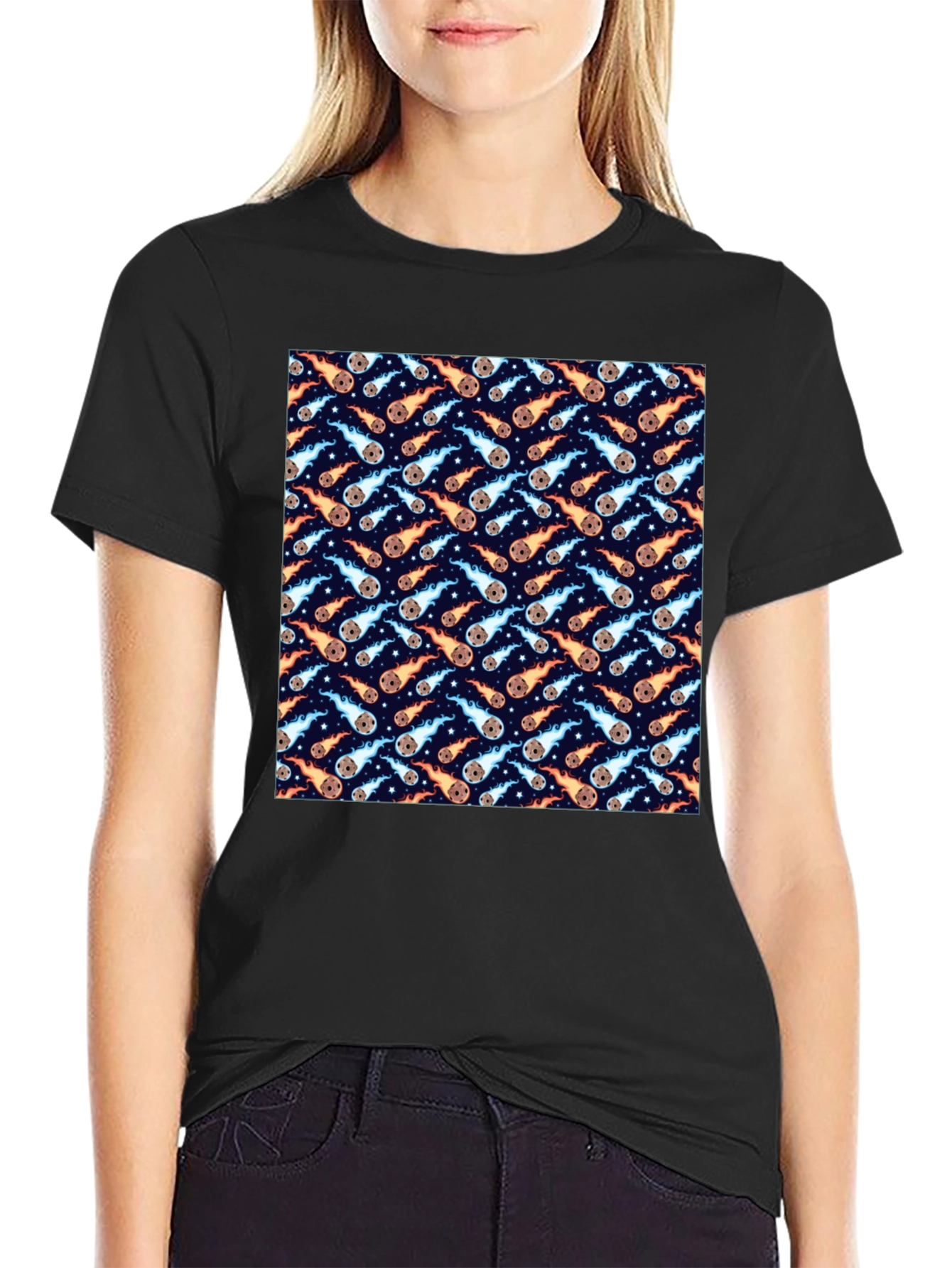 Meteor Shower Print T-Shirt