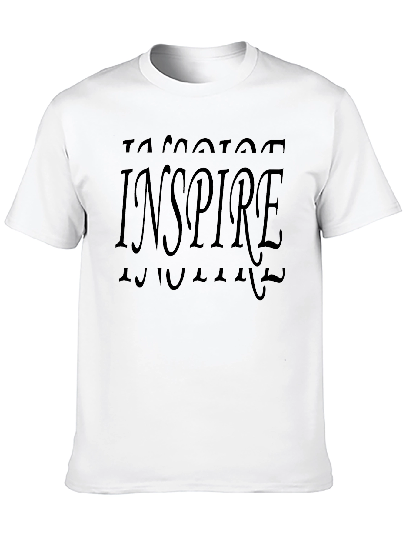 Inspire Graphic Print Crew Neck T-Shirt