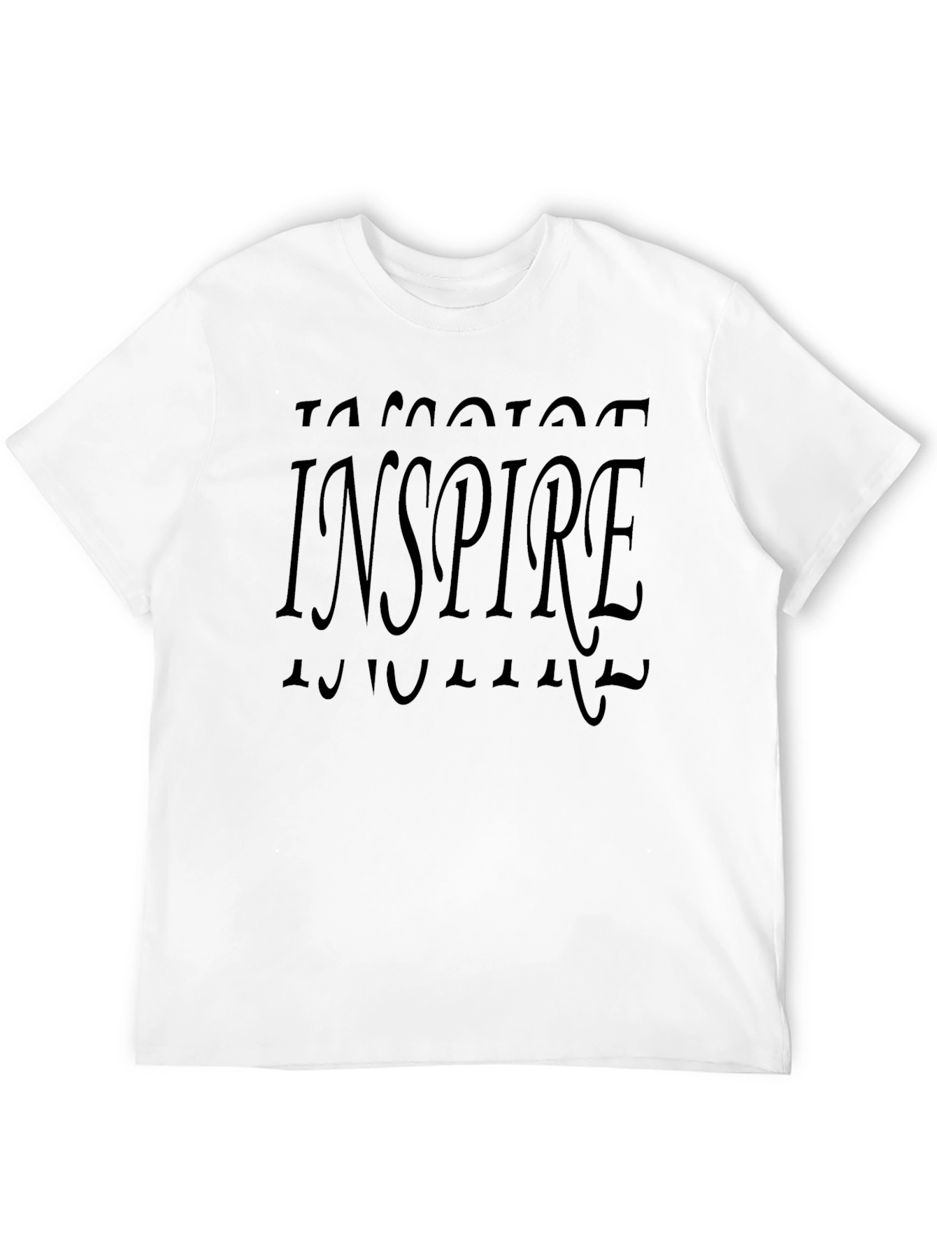 Inspire Graphic Print Crew Neck T-Shirt