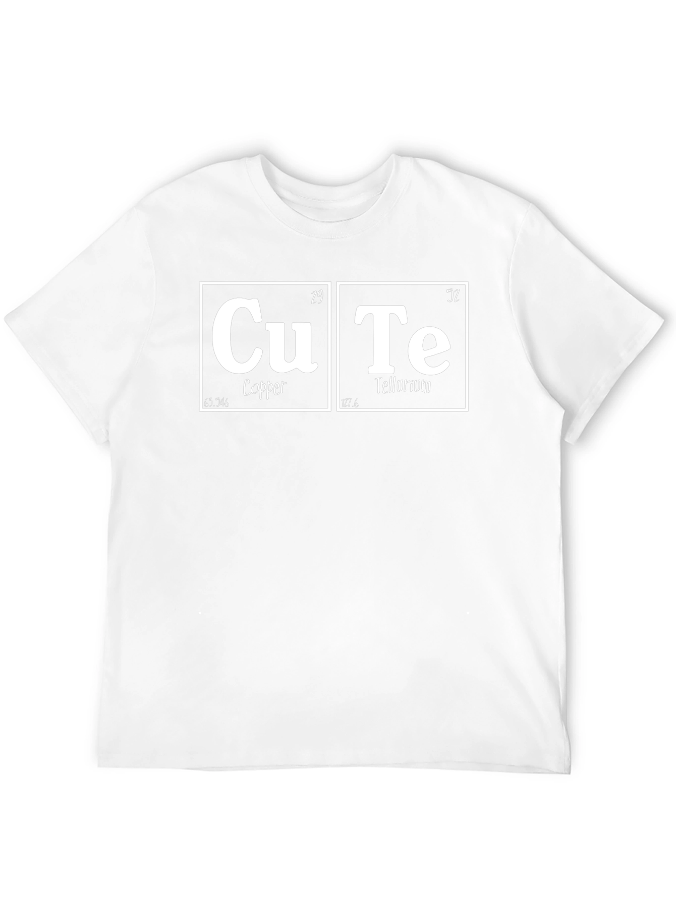 Cute Chemistry Pun T-Shirt - Copper & Tellurium Design