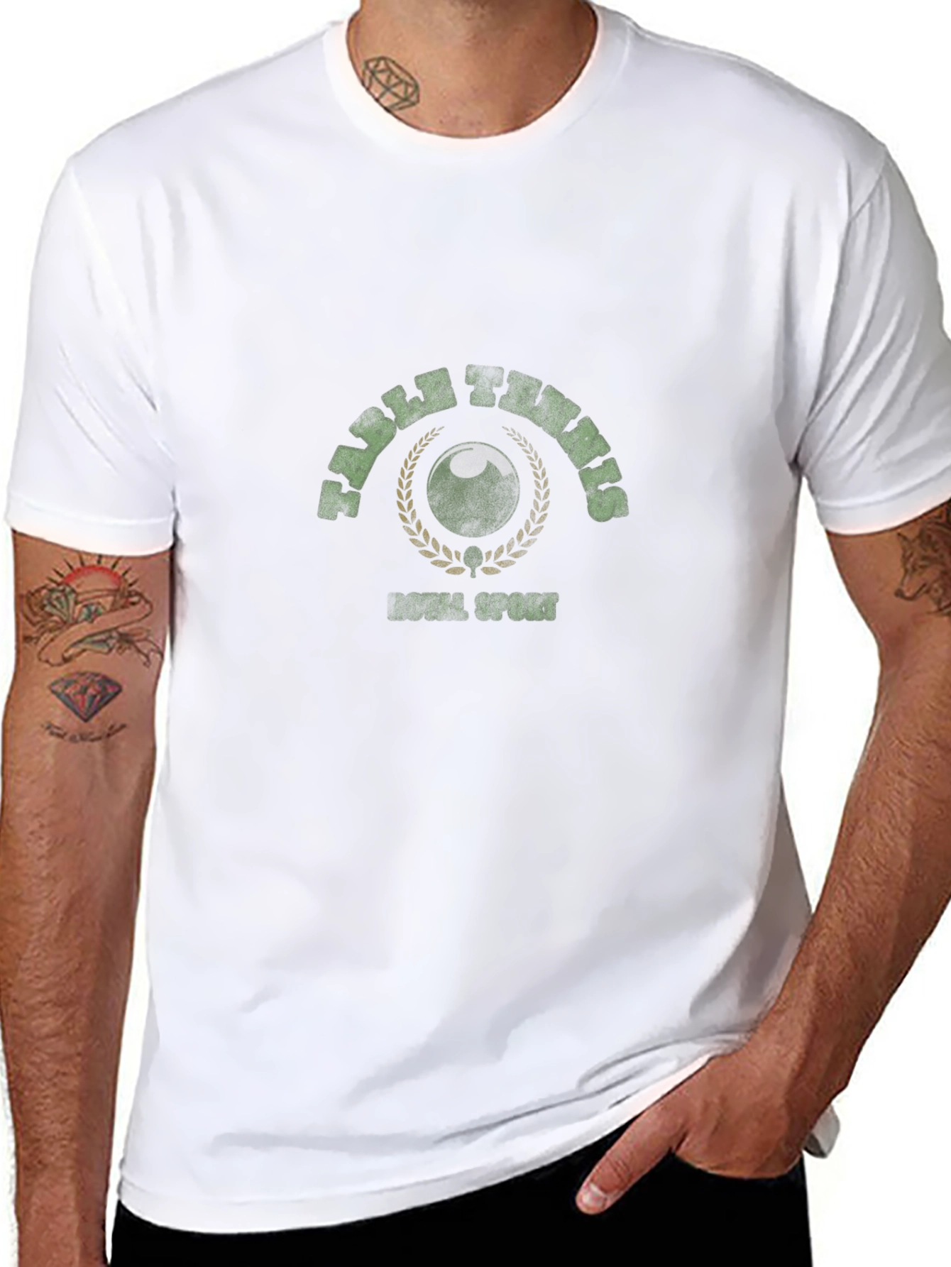 Table Tennis T-Shirt - Royal Sport Graphic Tee