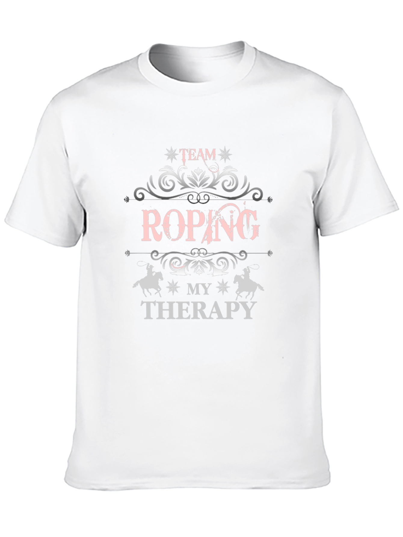 Team Roping My Therapy Graphic T-Shirt