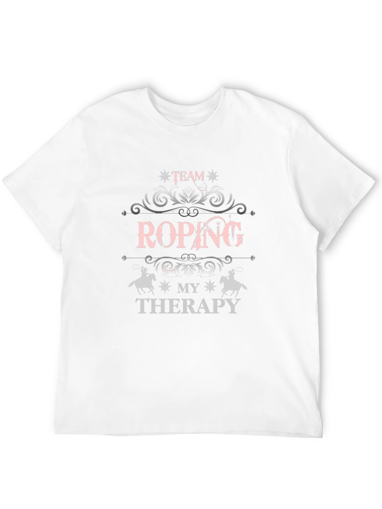 Team Roping My Therapy Graphic T-Shirt
