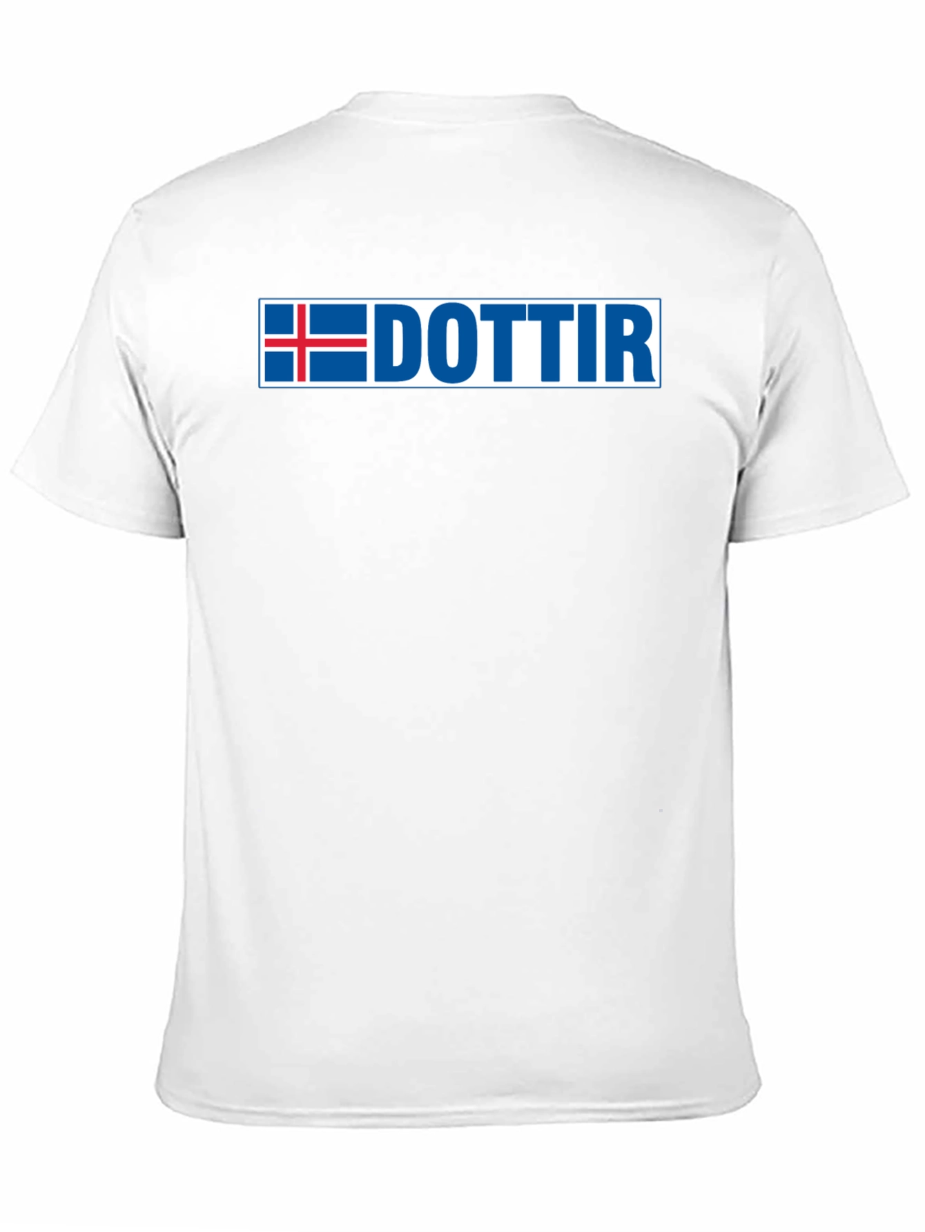 Icelandic Dottir T-Shirt - Iceland Flag Design