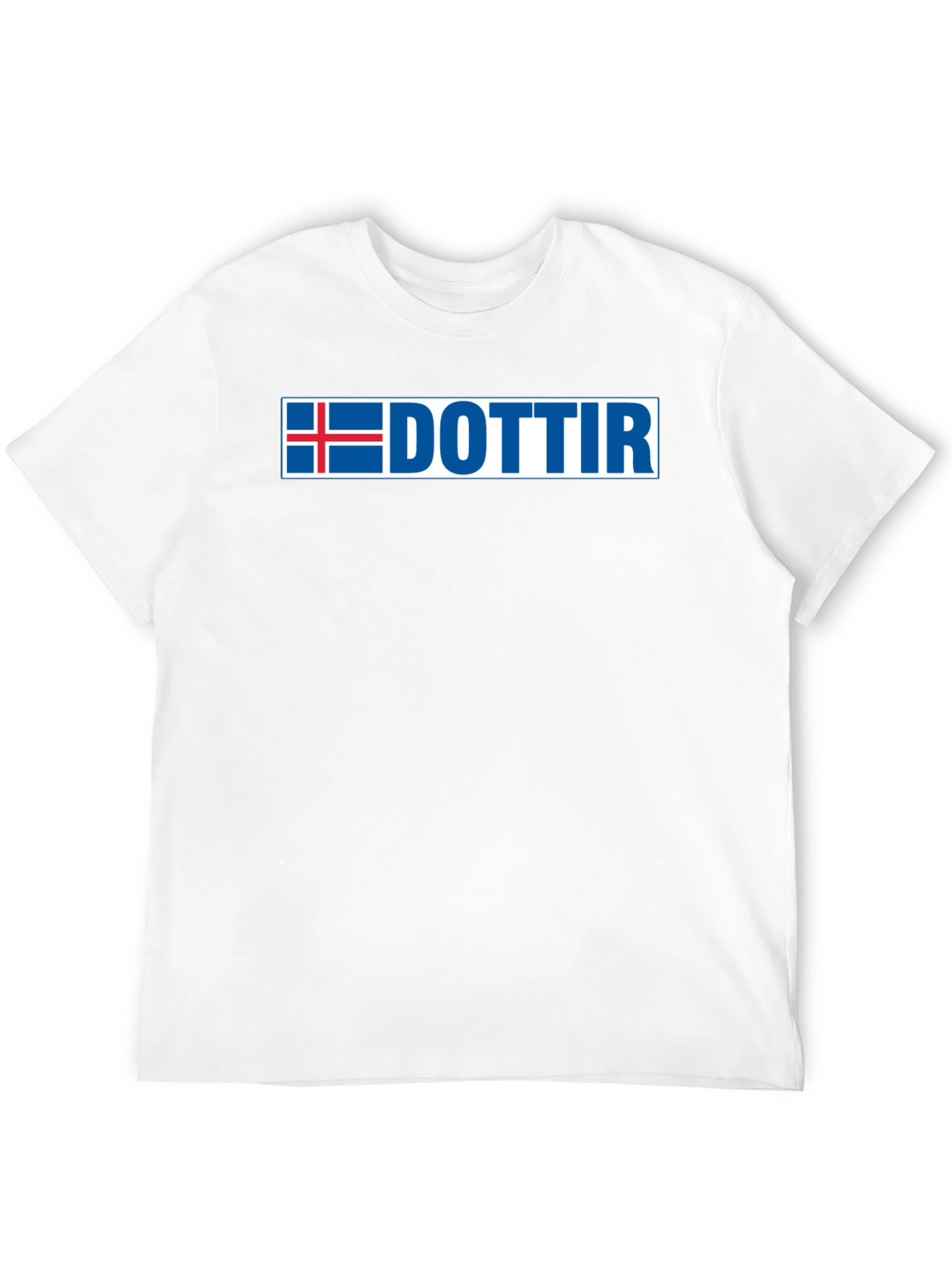 Icelandic Dottir T-Shirt - Iceland Flag Design