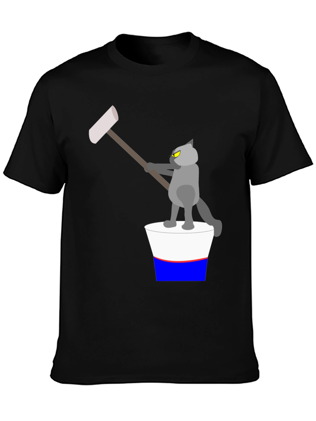 Cartoon Cat T-Shirt
