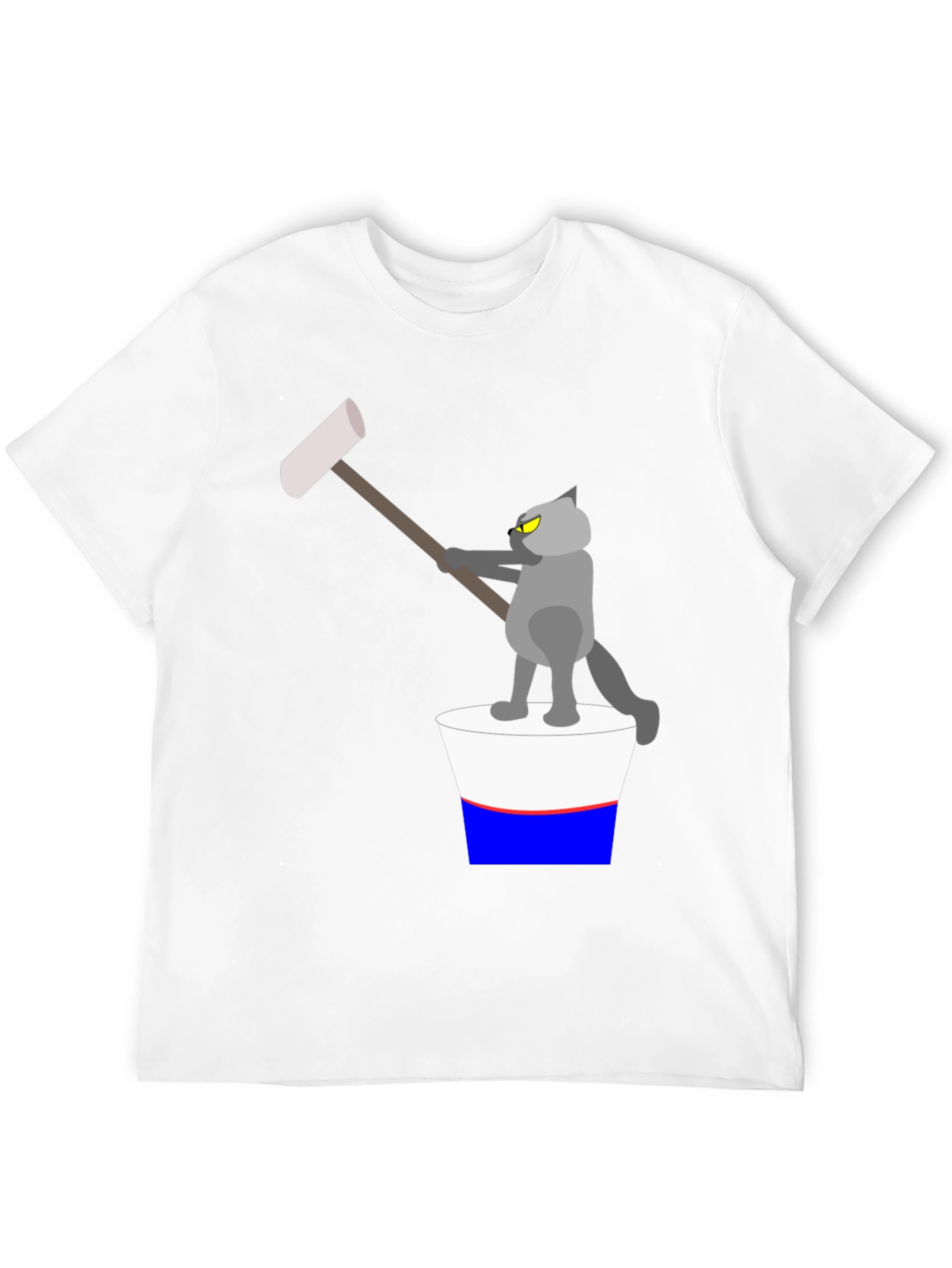 Cartoon Cat T-Shirt