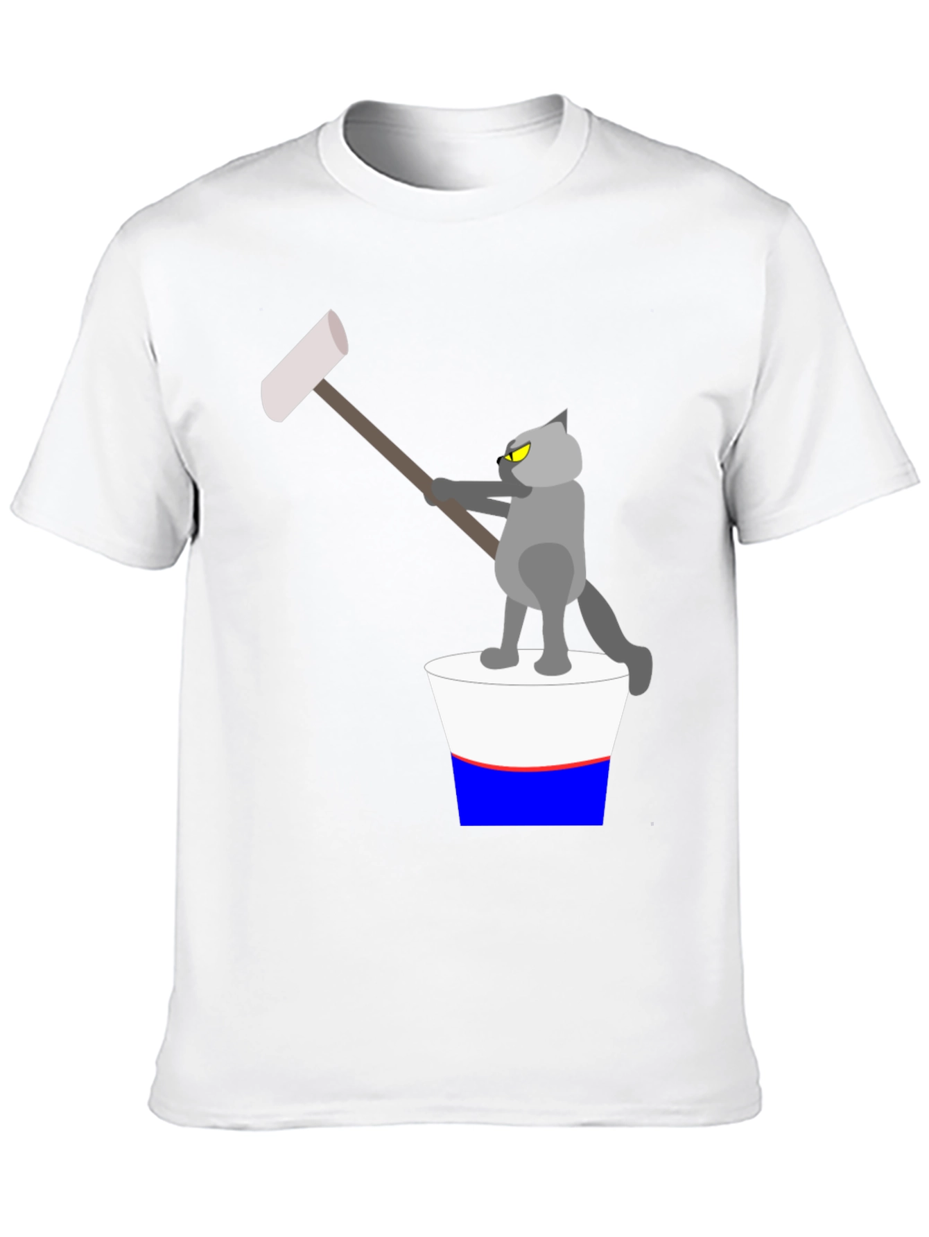 Cartoon Cat T-Shirt