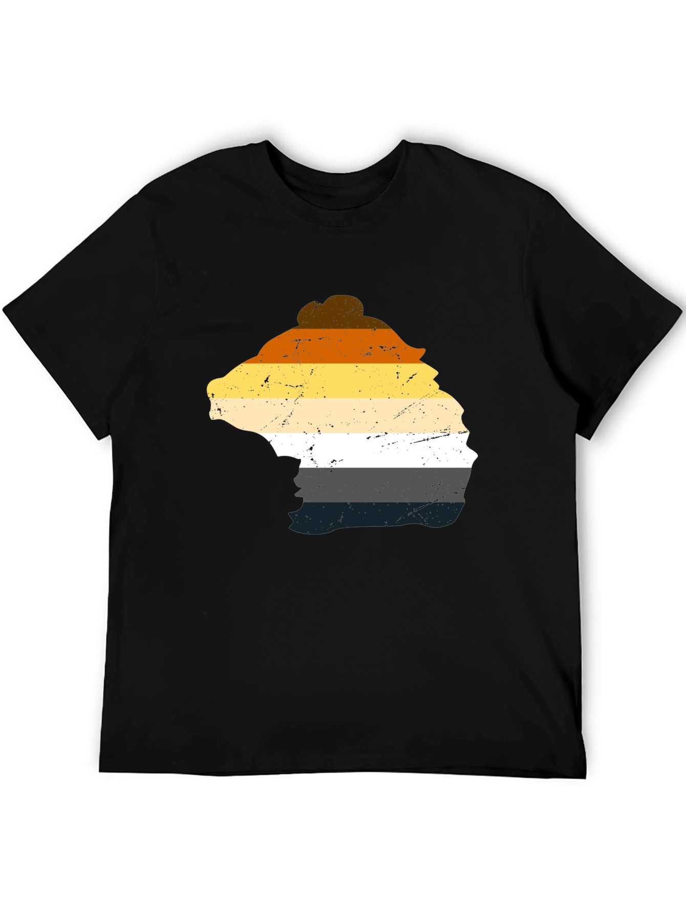 Bear Pride T-Shirt - Distressed LGBTQ+ Design