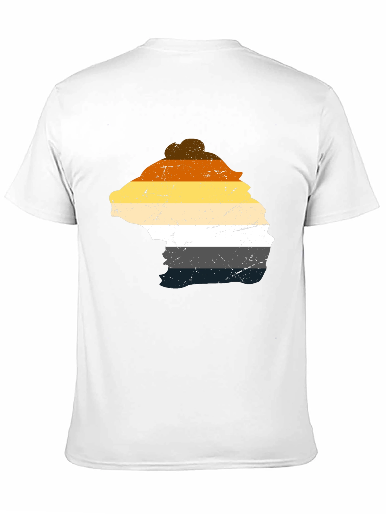 Bear Pride T-Shirt - Distressed LGBTQ+ Design