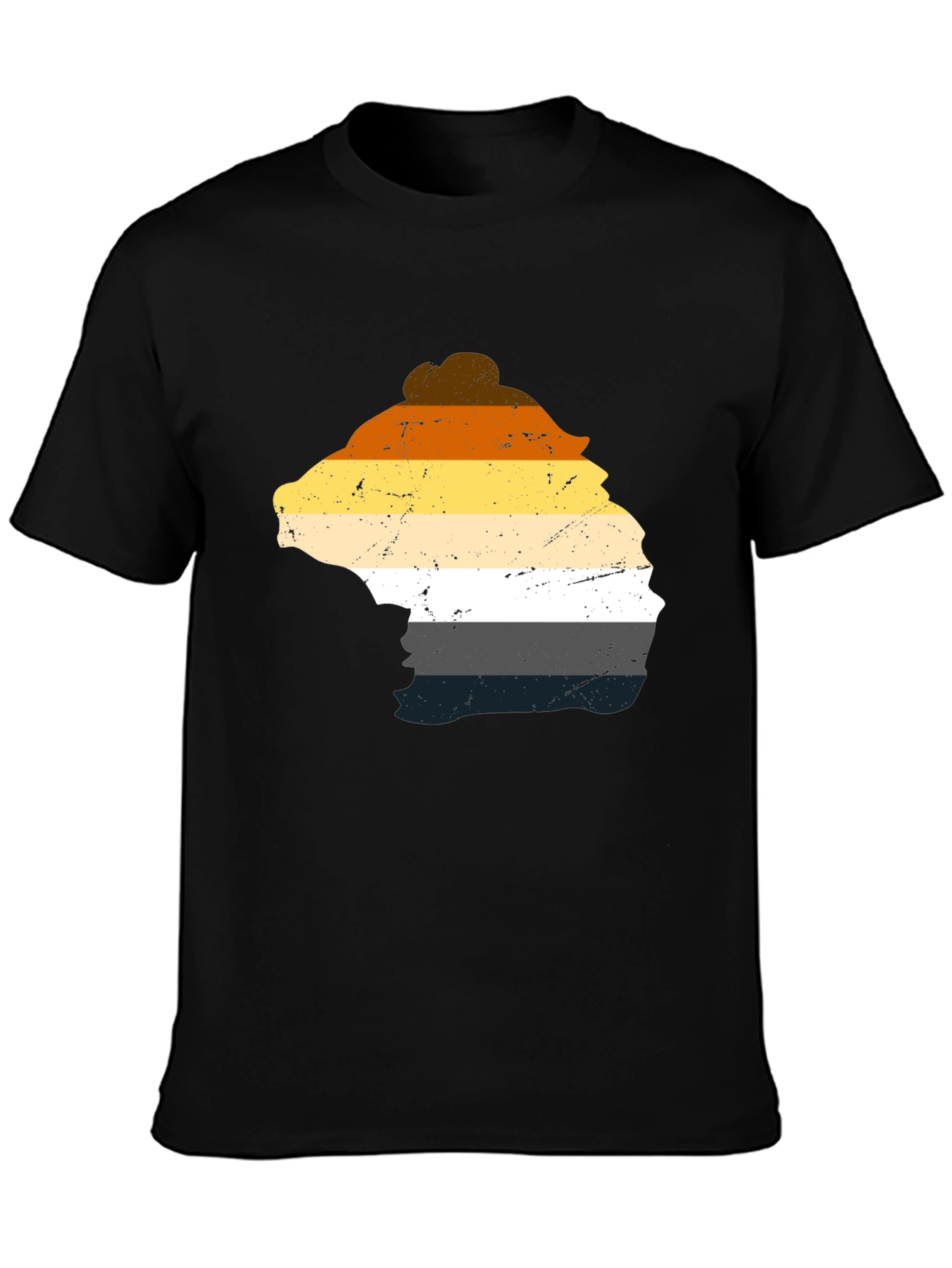 Bear Pride T-Shirt - Distressed LGBTQ+ Design