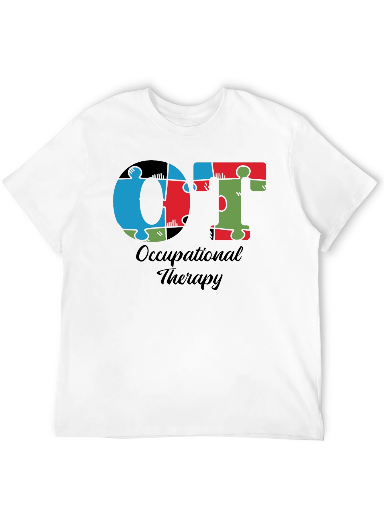 OT Occupational Therapy Puzzle Piece T-Shirt
