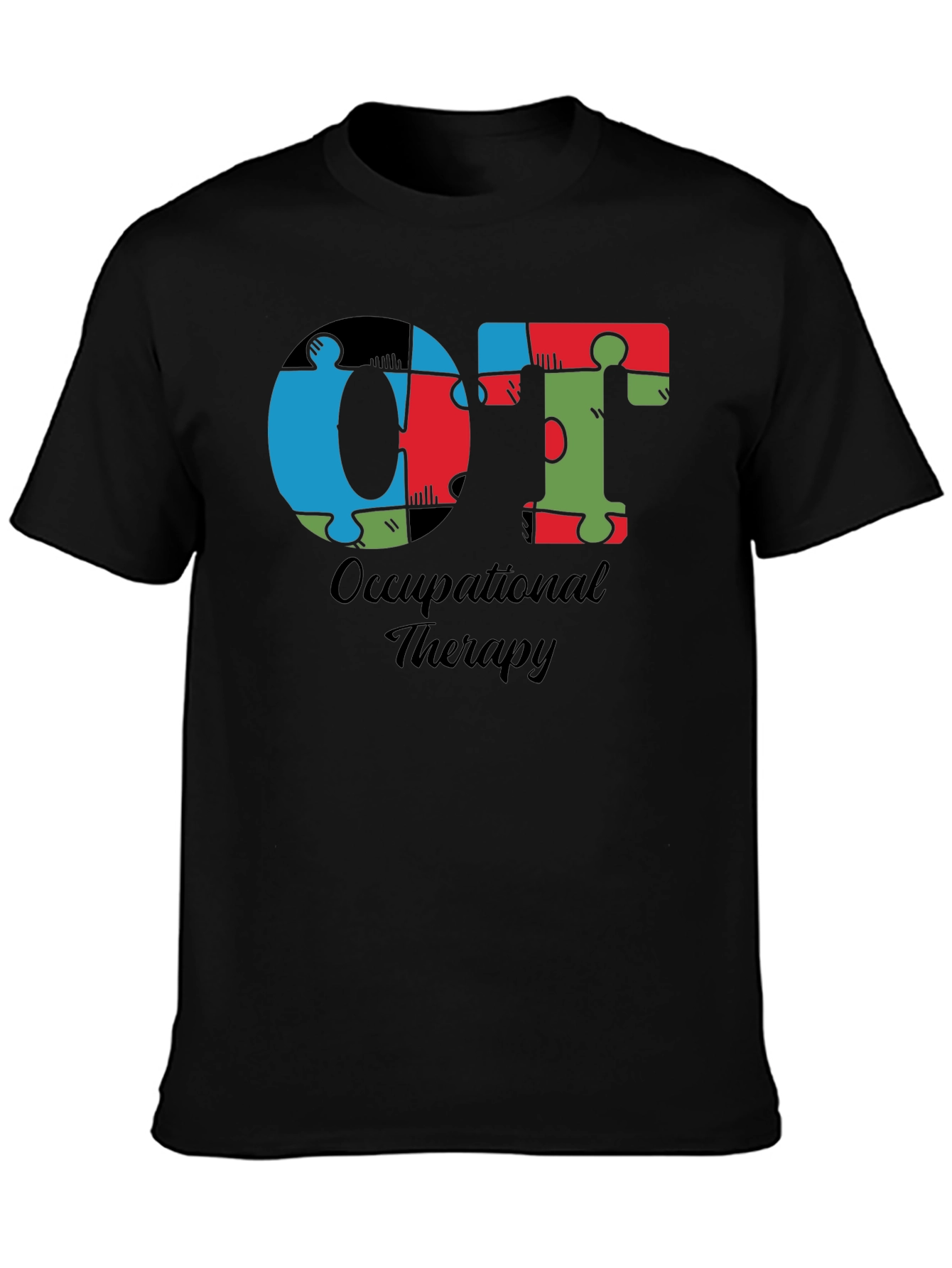 OT Occupational Therapy Puzzle Piece T-Shirt