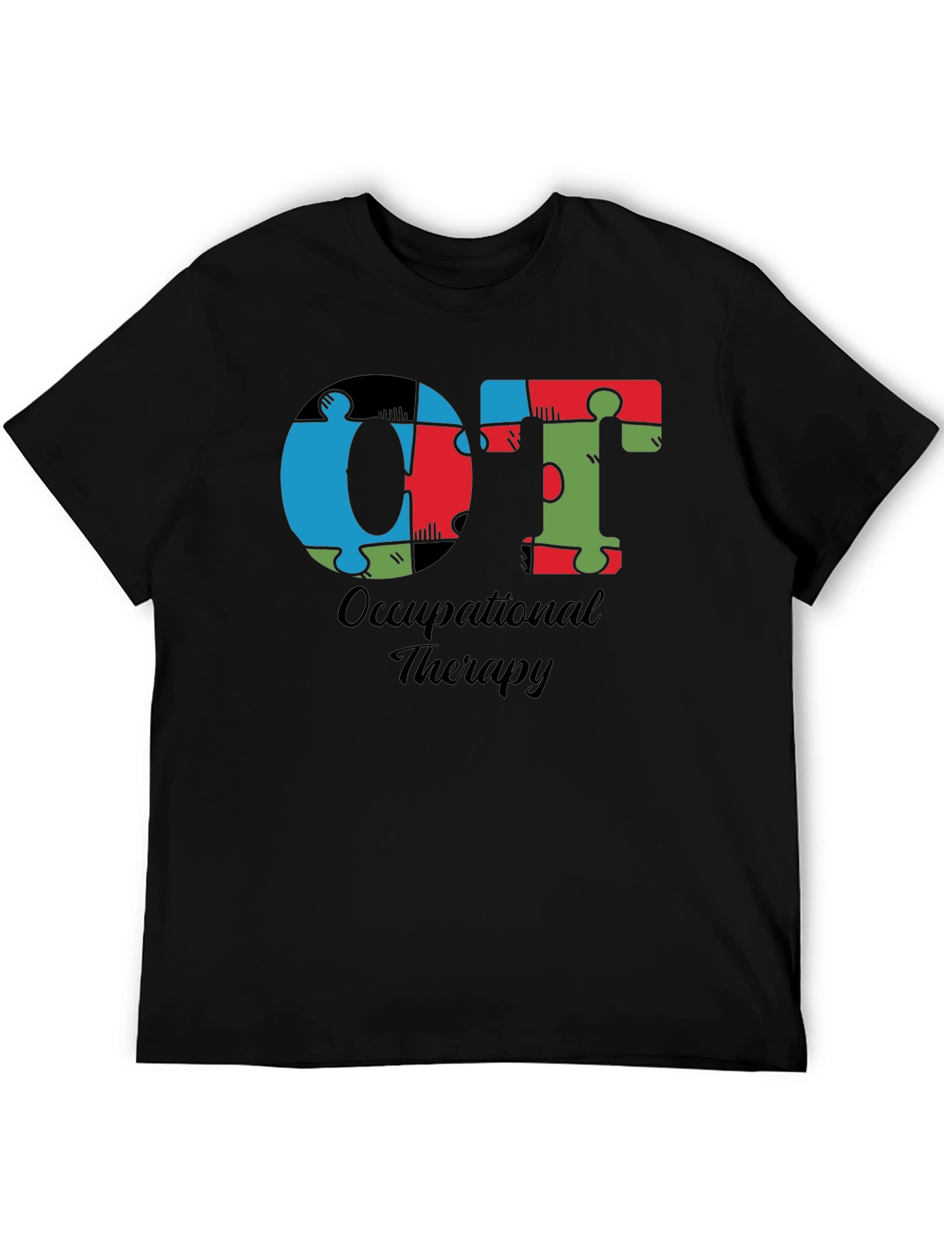 OT Occupational Therapy Puzzle Piece T-Shirt