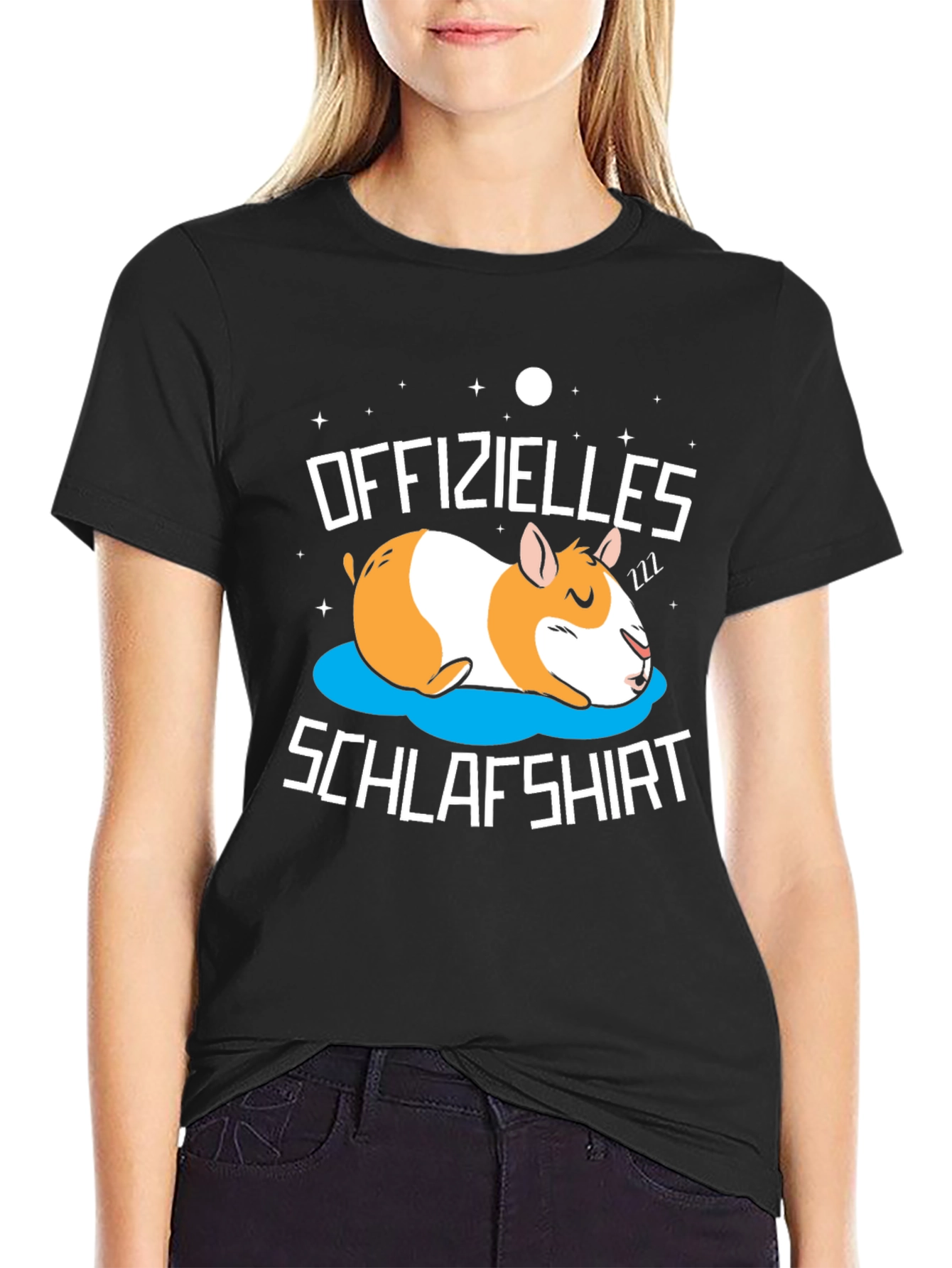 Official Sleeping Shirt Hamster Graphic Tee