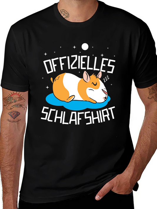 Official Sleeping Shirt Hamster Graphic Tee
