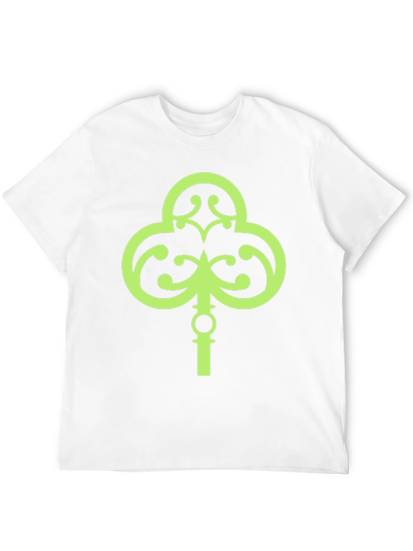Lucky Green Shamrock Key T-Shirt