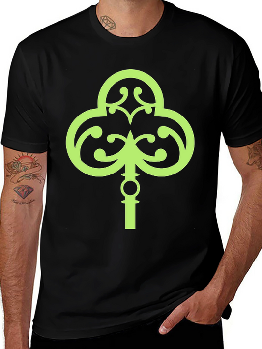 Lucky Green Shamrock Key T-Shirt