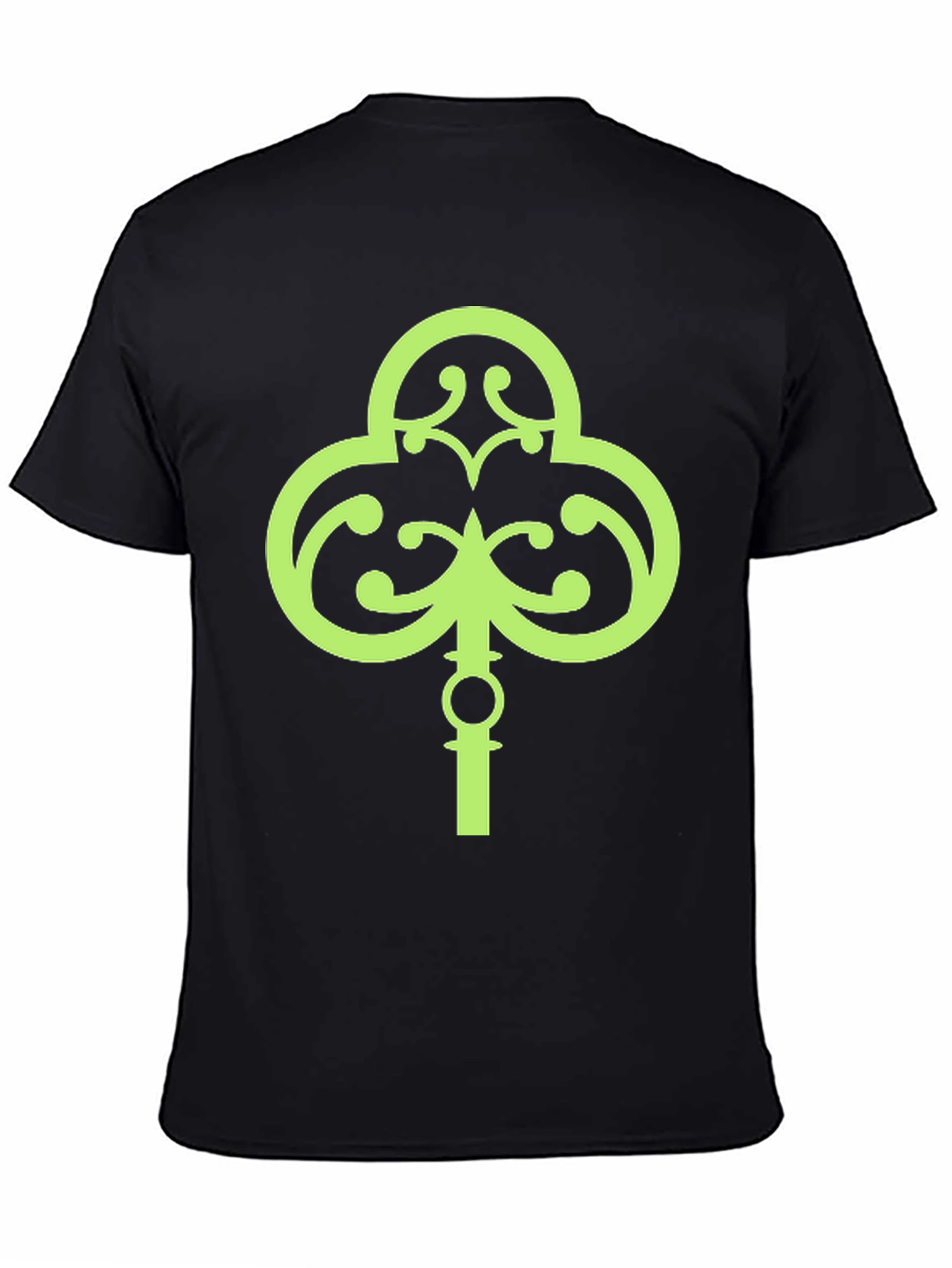 Lucky Green Shamrock Key T-Shirt