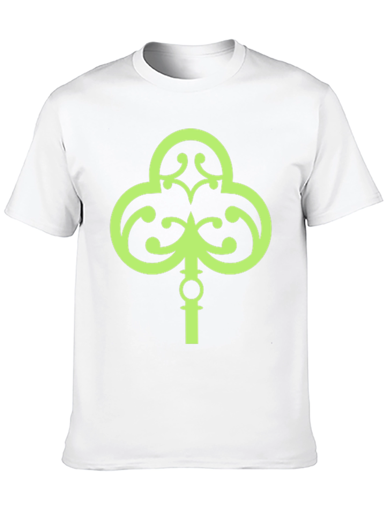 Lucky Green Shamrock Key T-Shirt