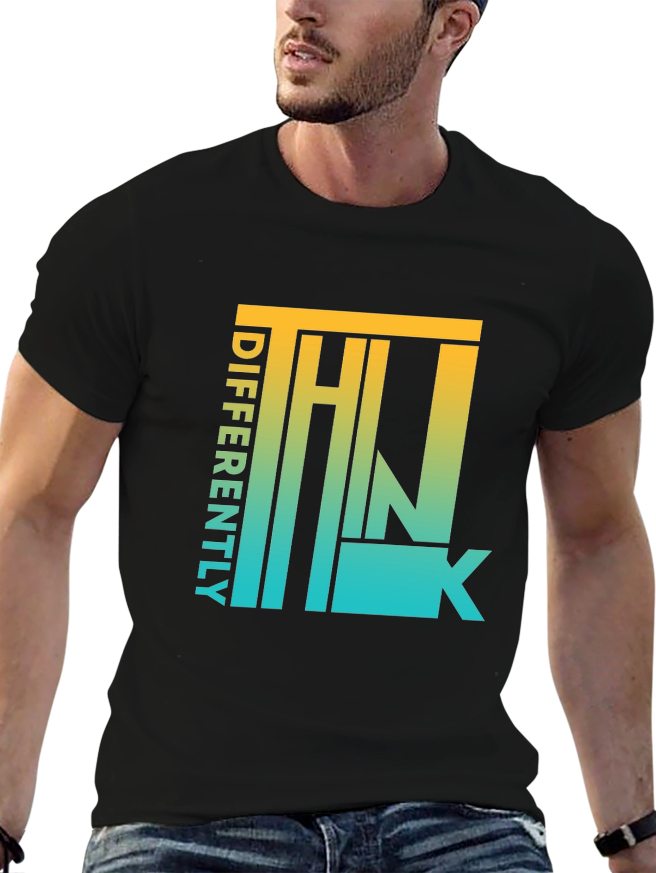Think Differently Graphic Tee - Cool Casual Style
