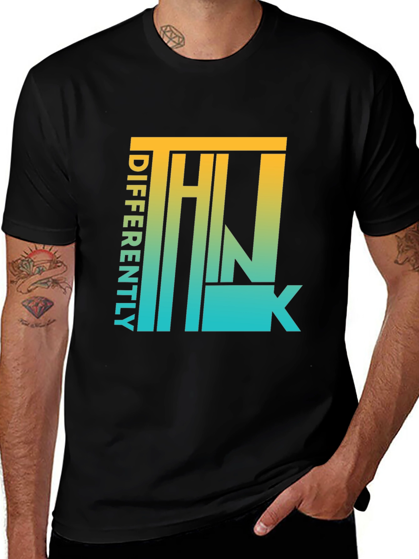 Think Differently Graphic Tee - Cool Casual Style