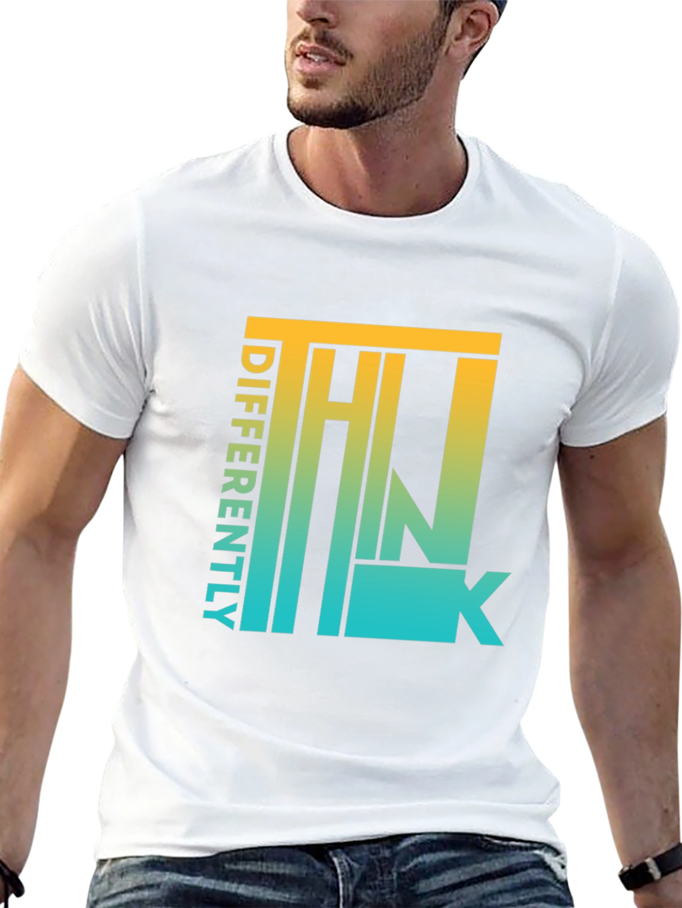 Think Differently Graphic Tee - Cool Casual Style