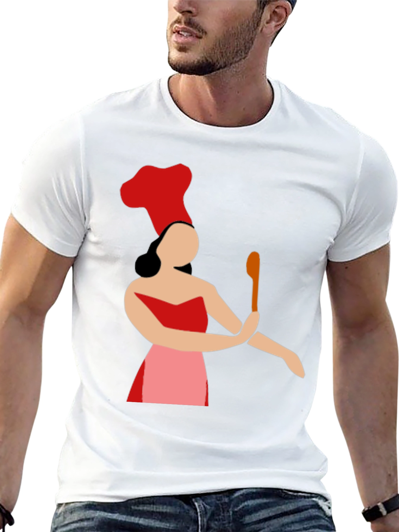 Chef Woman Graphic Tee - Novelty Cook T-Shirt