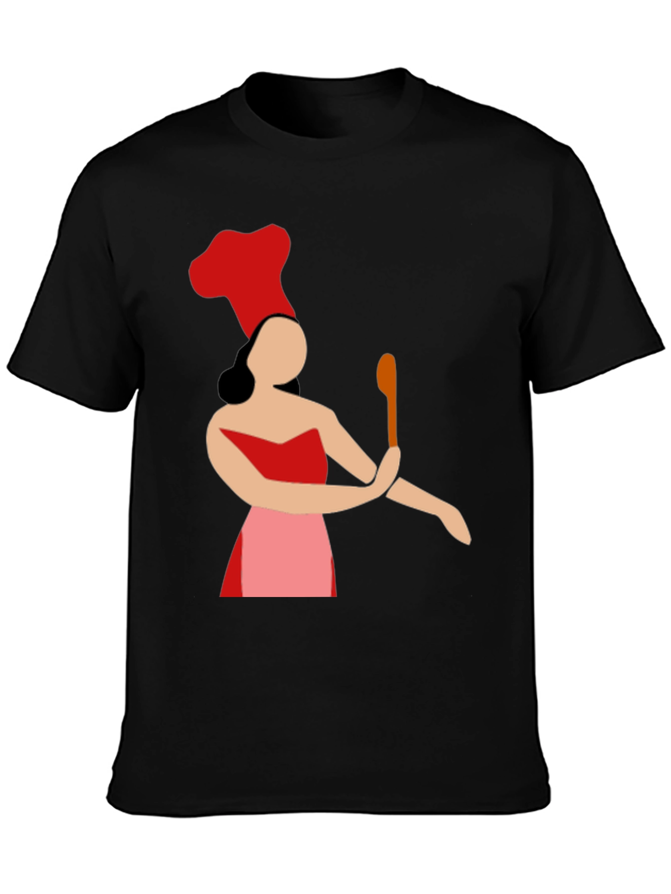 Chef Woman Graphic Tee - Novelty Cook T-Shirt