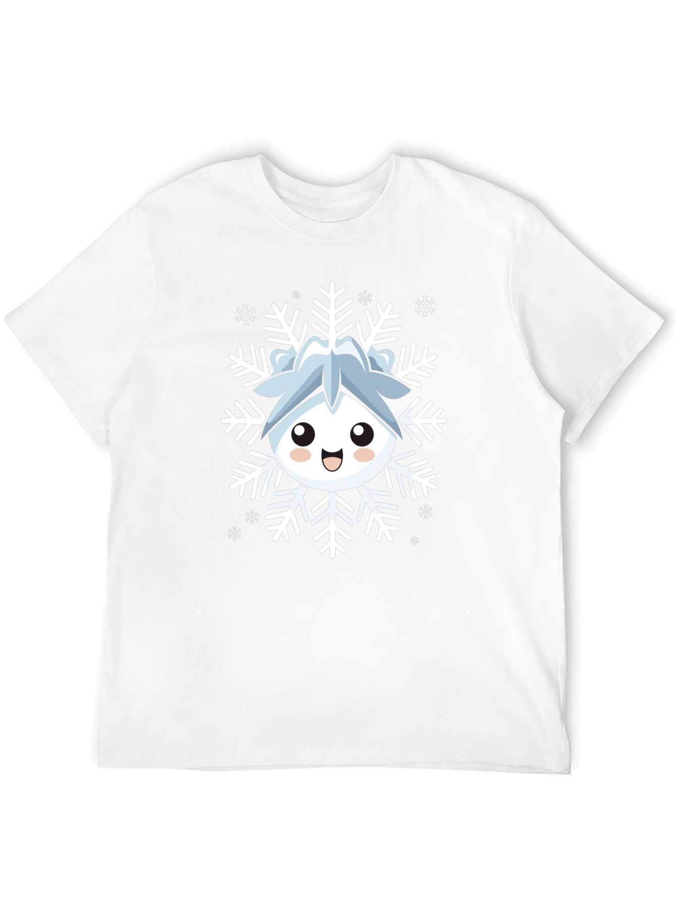 Cute Snowflake Character Graphic Tee