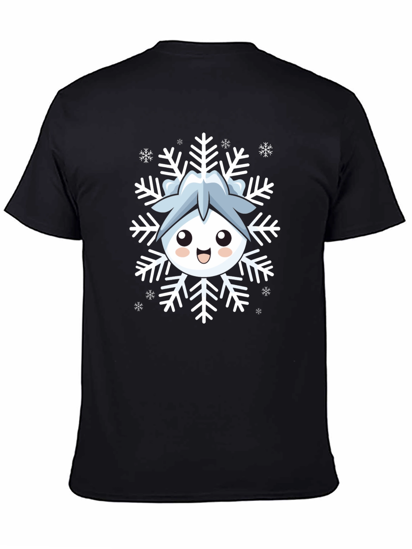 Cute Snowflake Character Graphic Tee