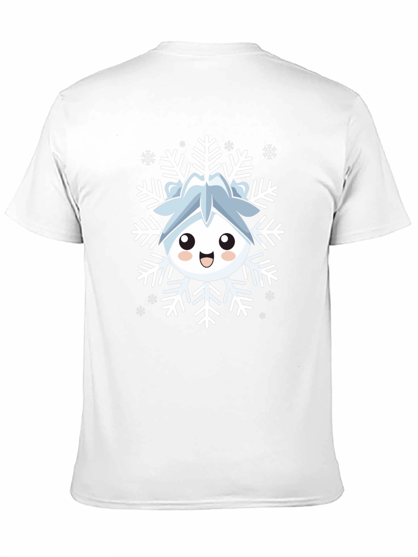 Cute Snowflake Character Graphic Tee